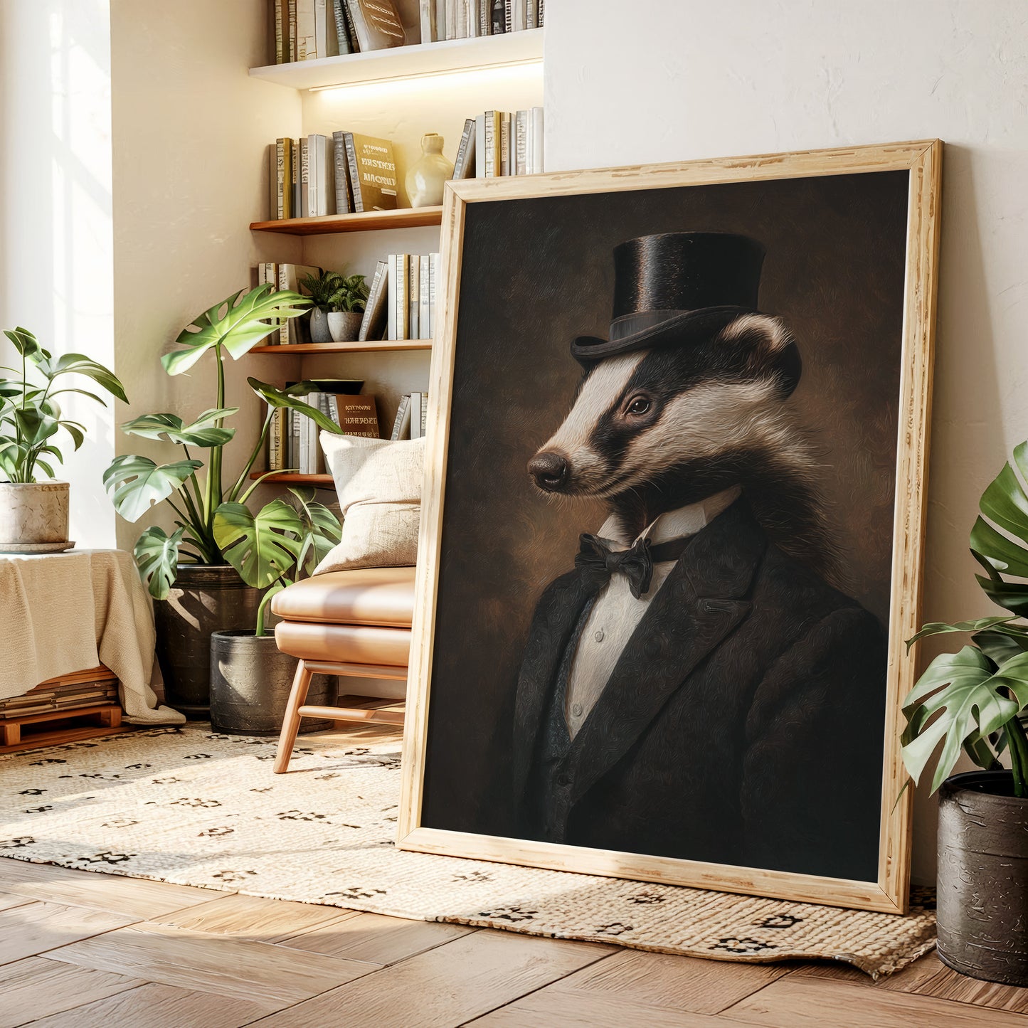 Dapper Badger in Formal Attire