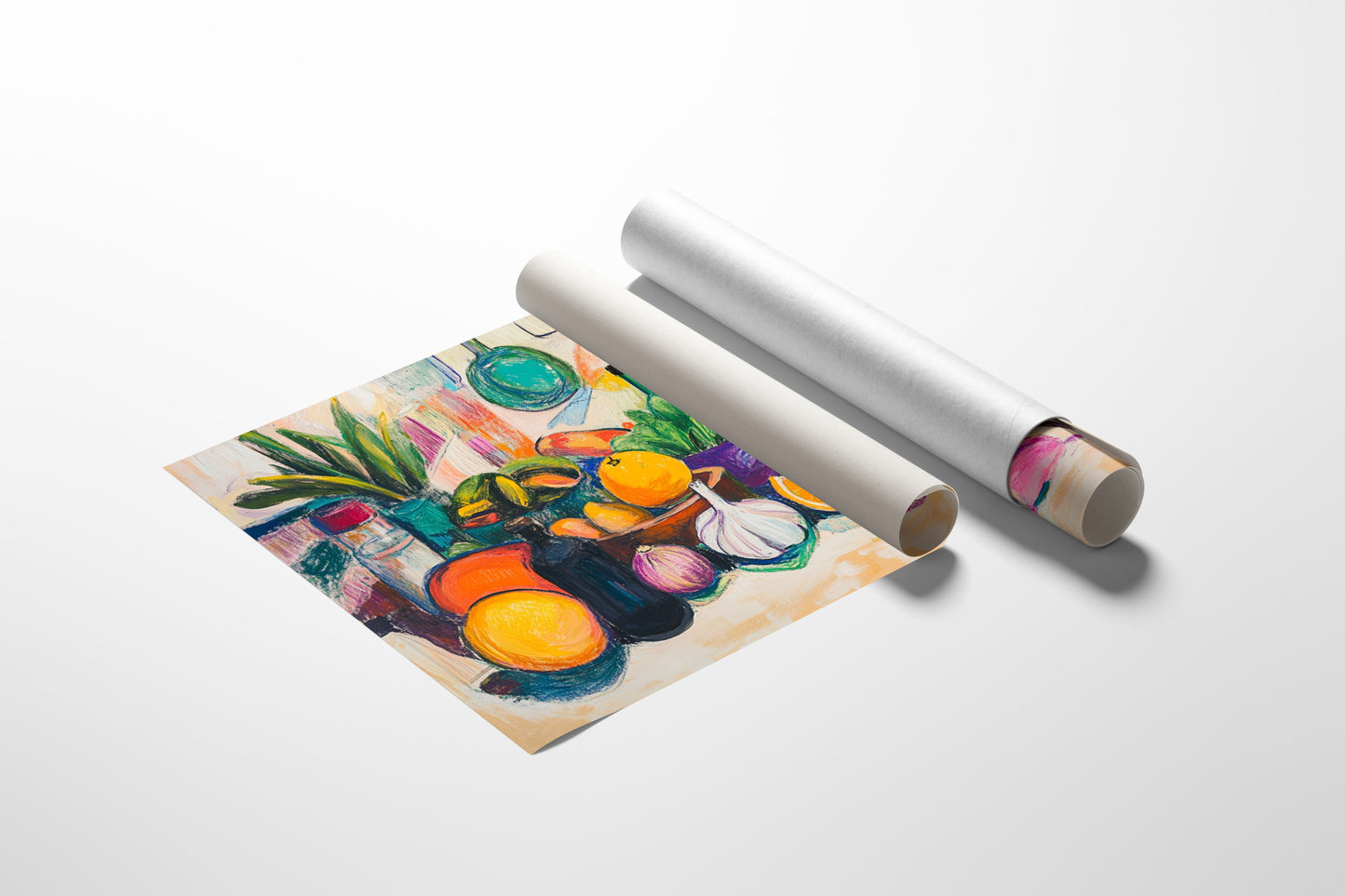 Citrus Dreams In Glass And Green