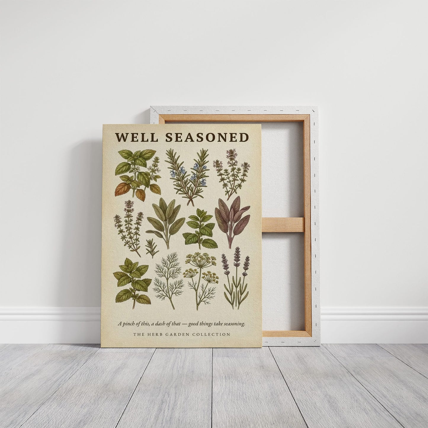 Well Seasoned: Vintage Herb Garden Chart