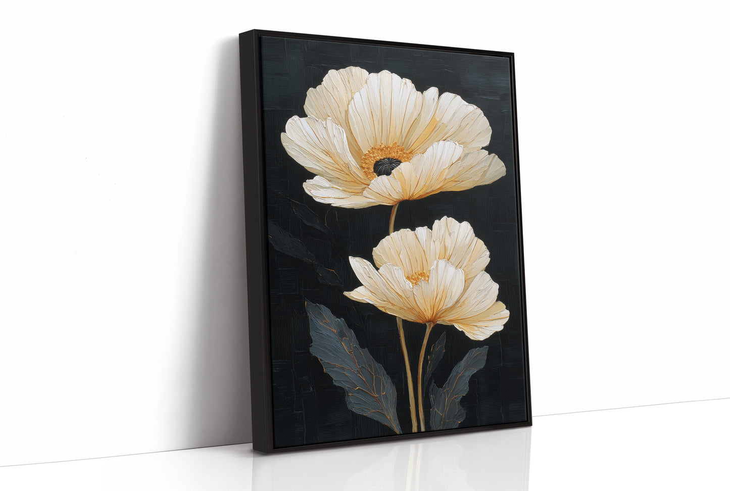 Two Blooms Against the Dark