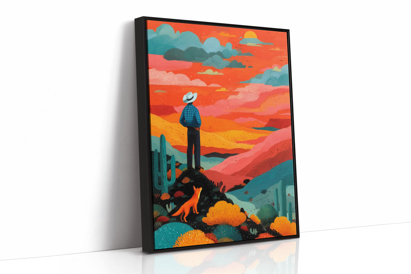 Fox Follows Sunset Mountain Songs
