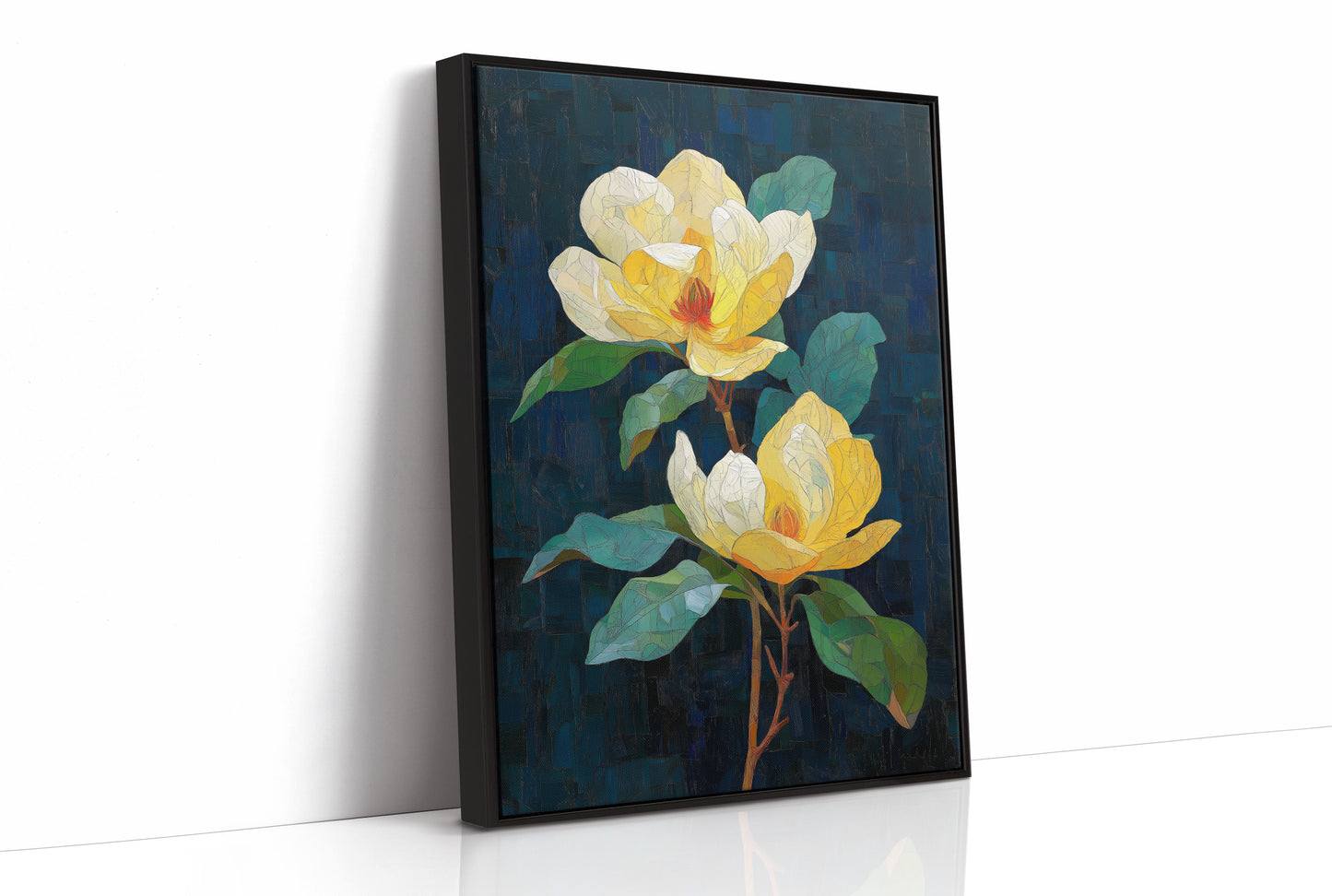 Yellow Magnolias at Midnight