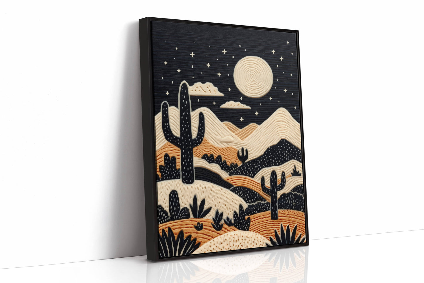 Desert Moonlight Paints Ancient Stories
