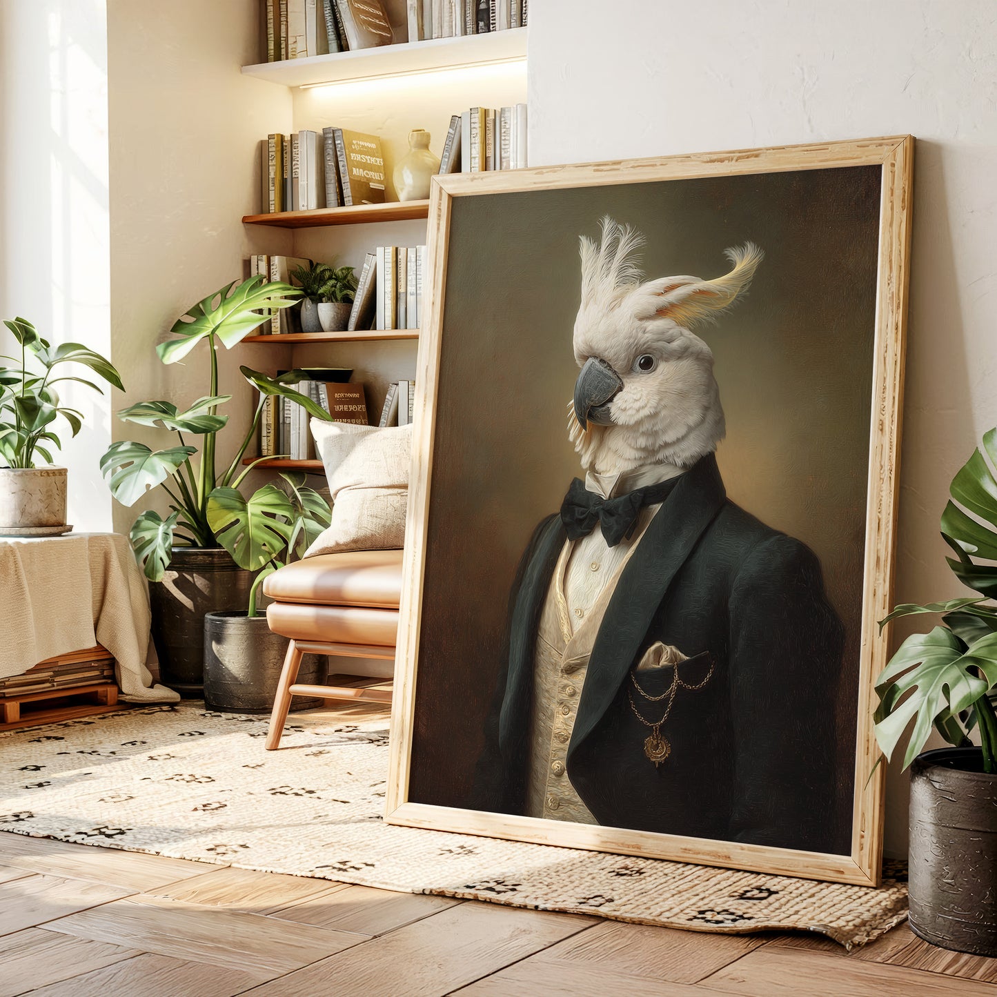 Regal Cockatoo in Formal Attire