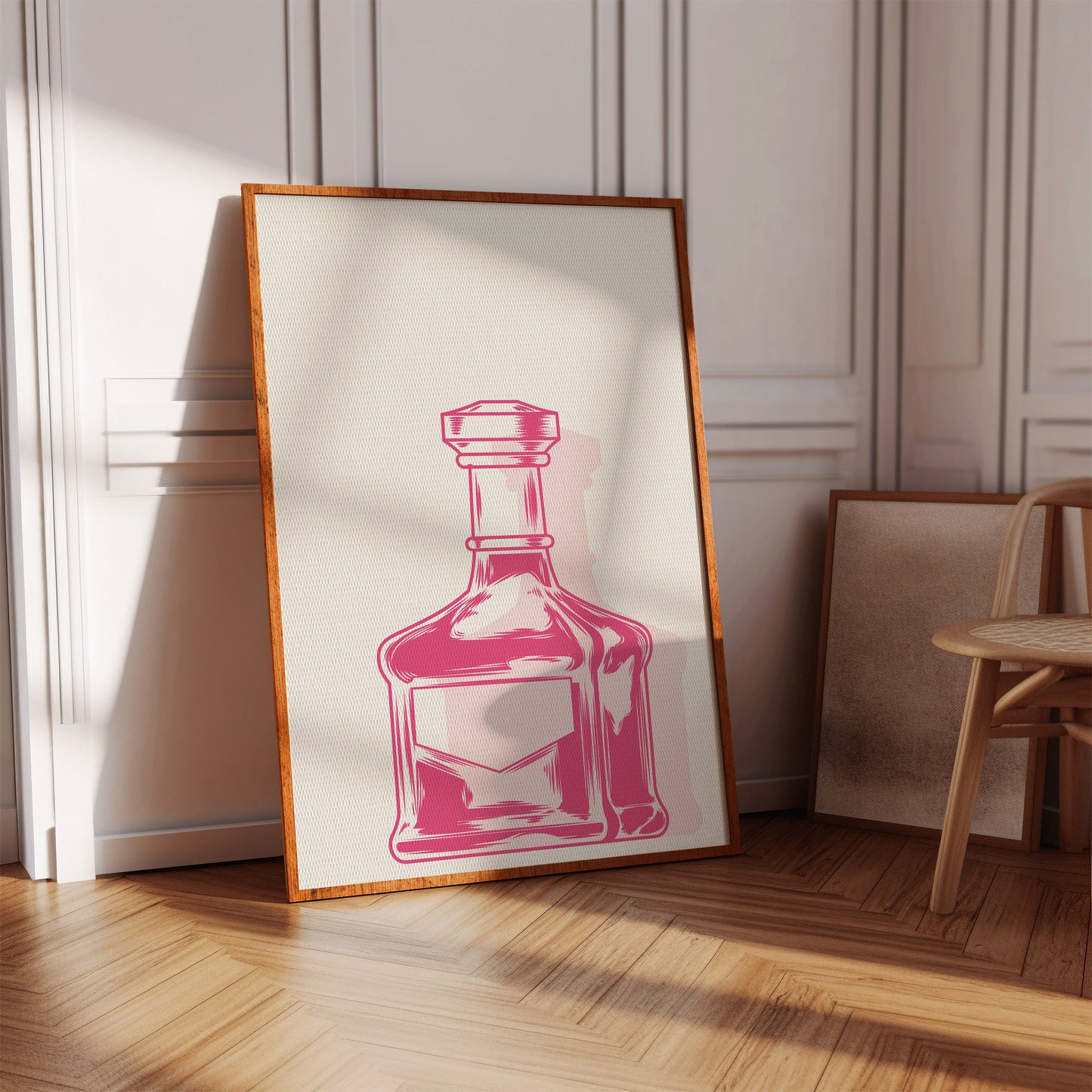 Pink Crystal Holds Midnight Stories