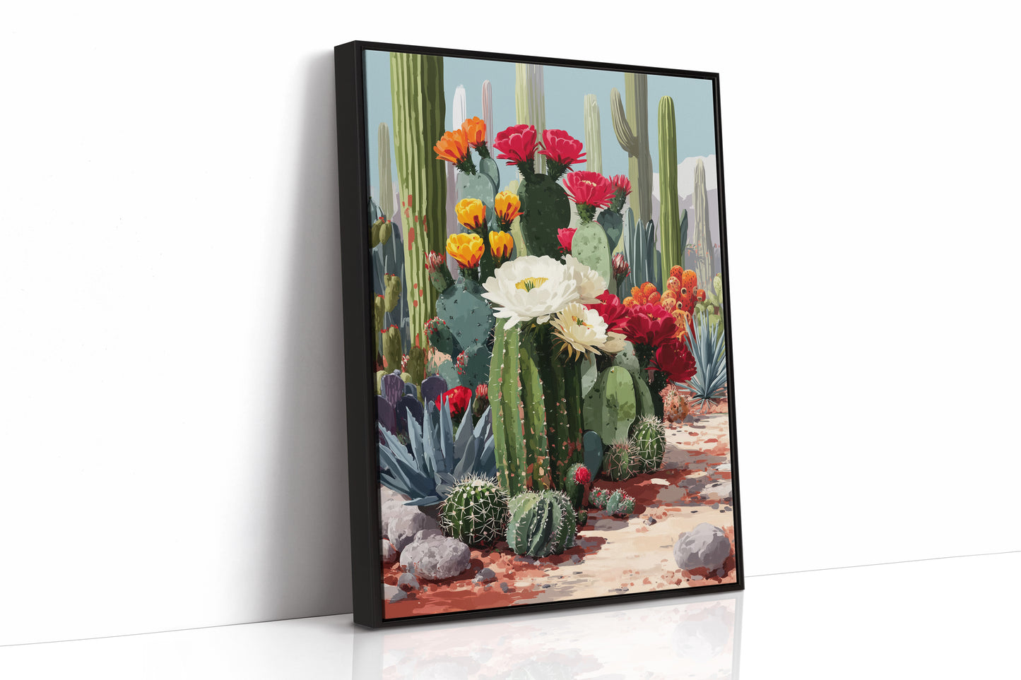 Cactus Blooms Paint Desert Poetry