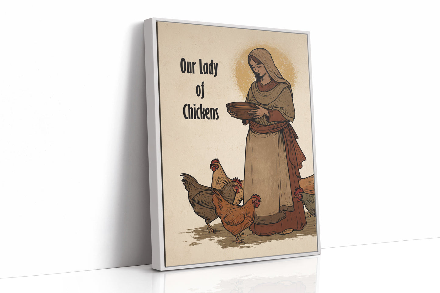 Sacred Hens And Rustic Charm