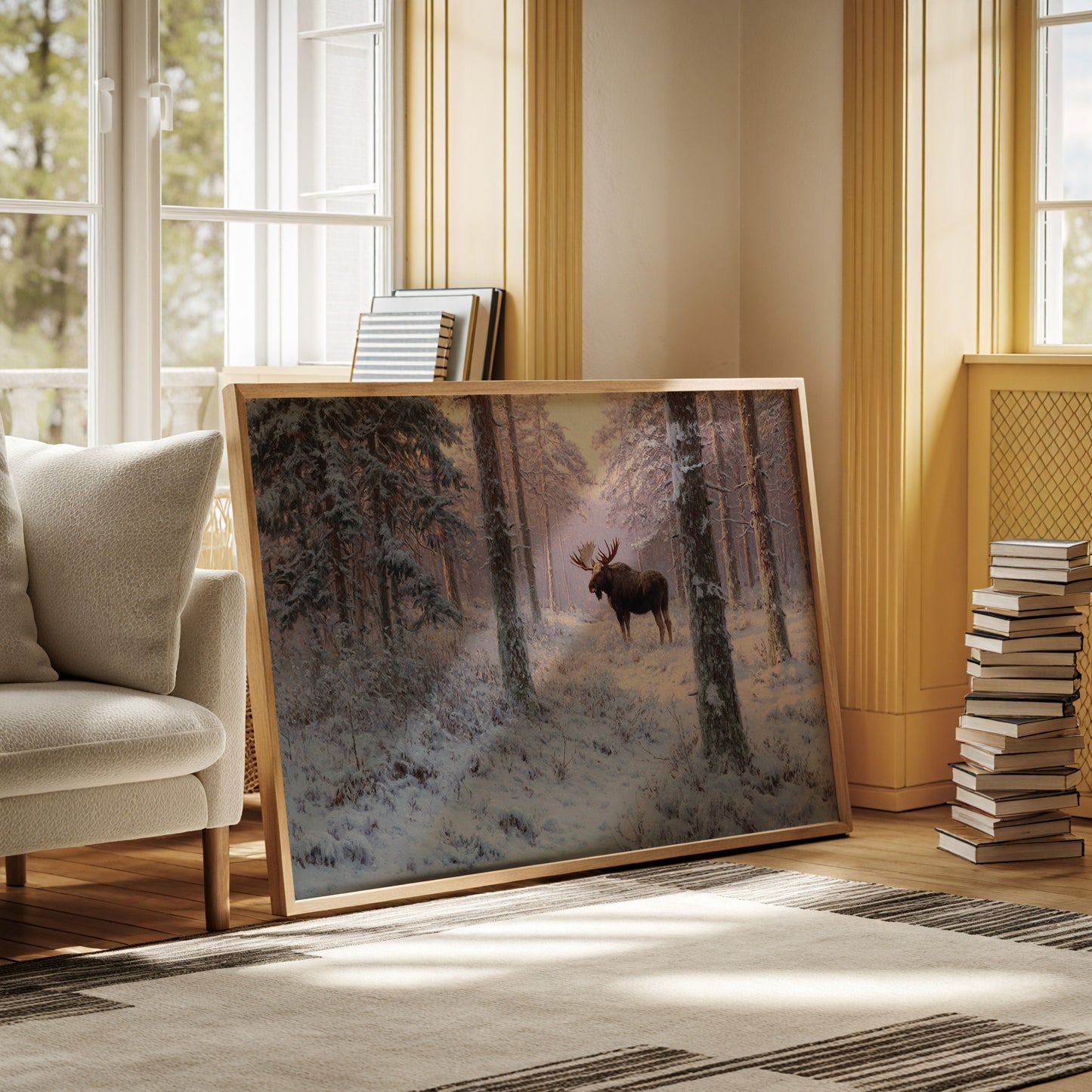 Winter's Light Finds Northern King