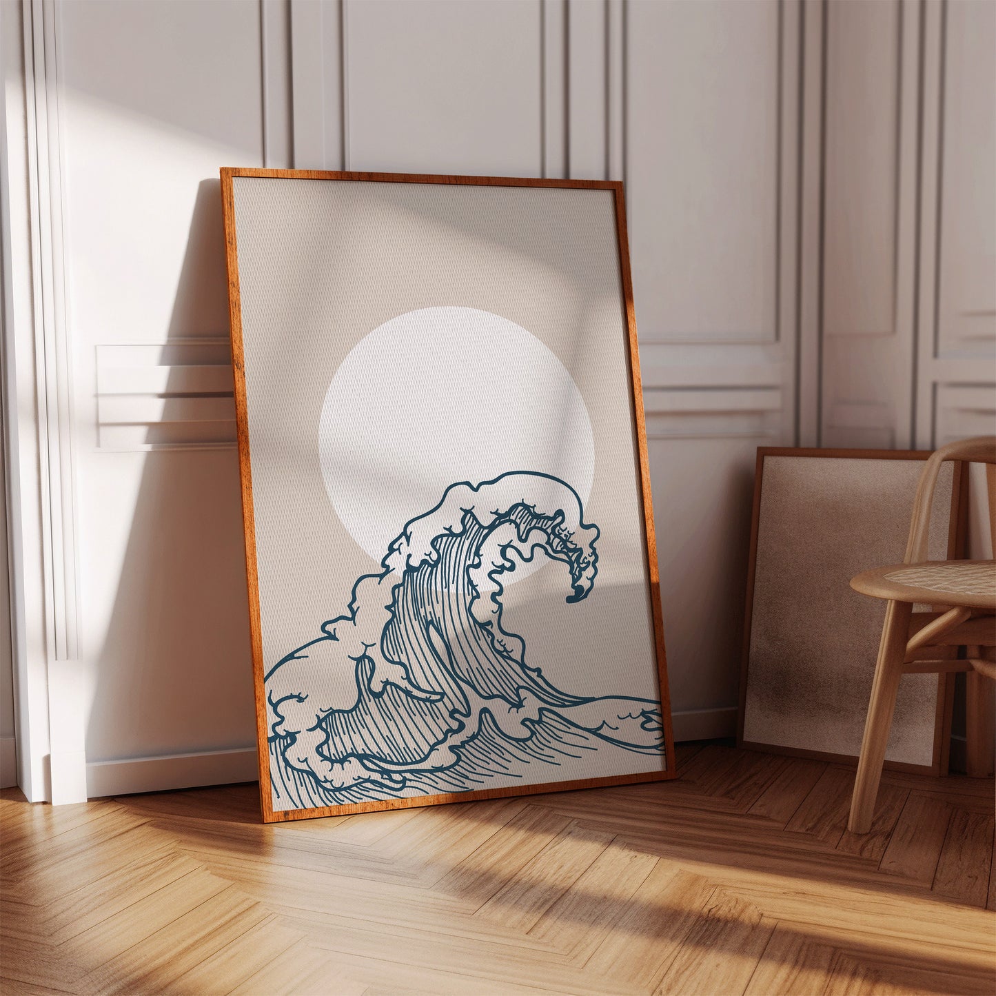 Ocean Lines Dance With Moonlight