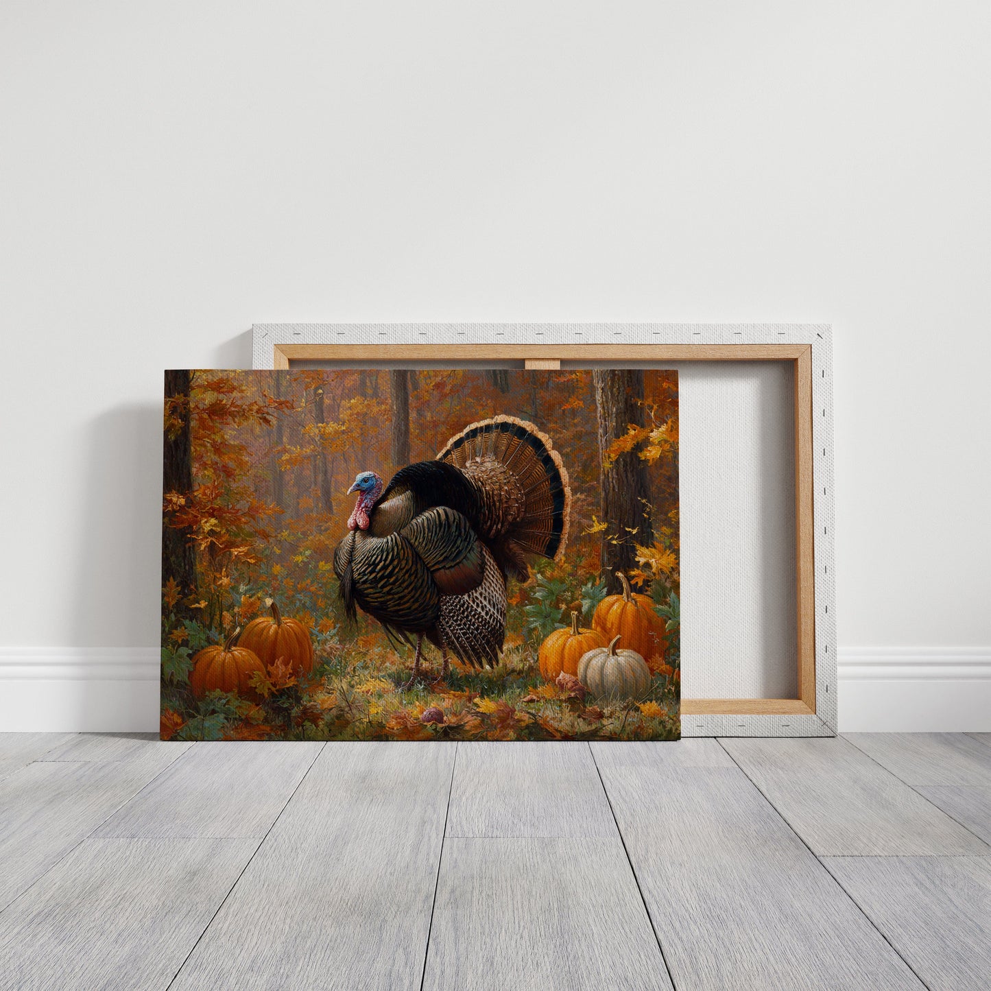 Autumn's Pride Among Pumpkin Fields