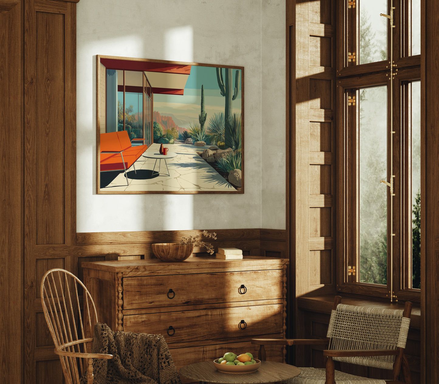 Desert Modernism Greets Coral Dawn