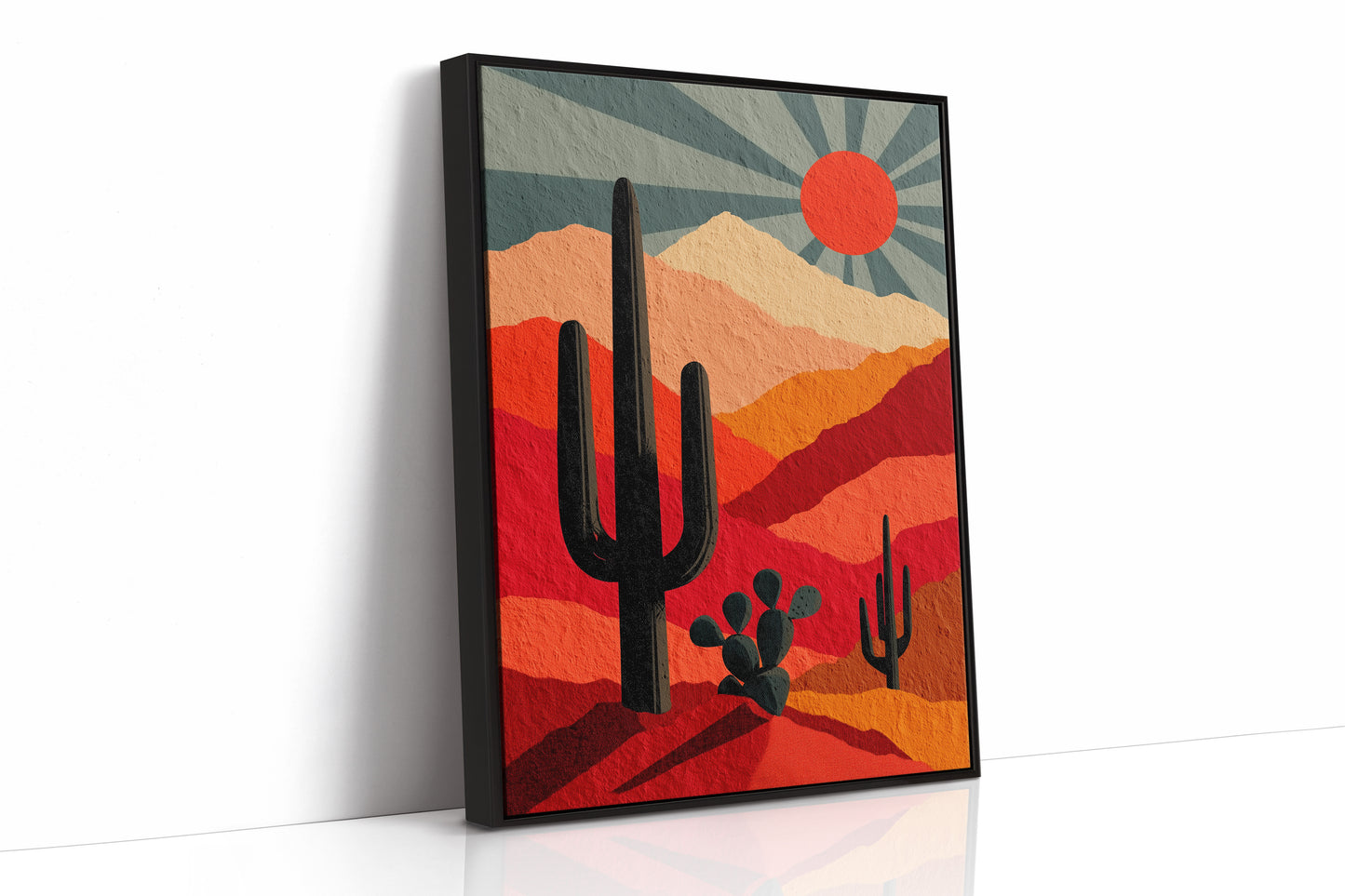 Red Mountains Sing Desert Sunlight