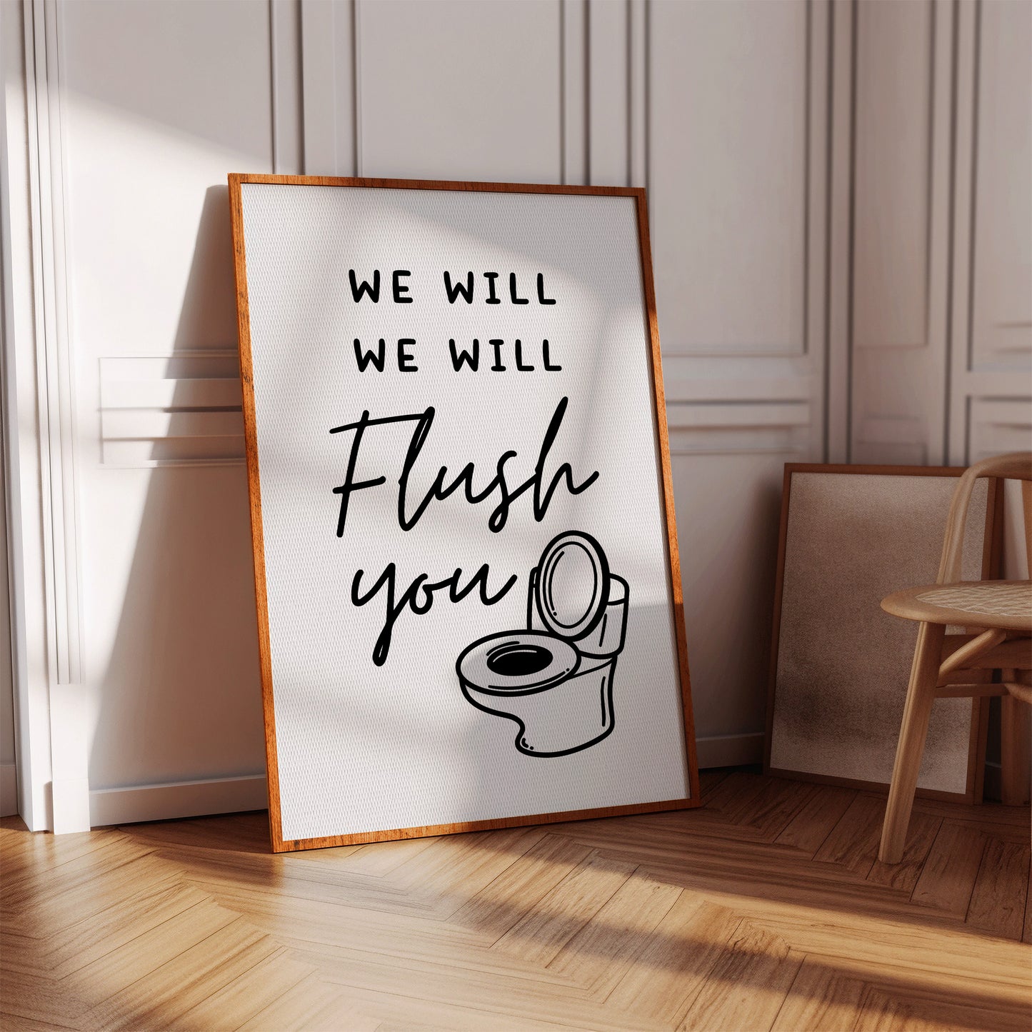 Bold Words For Bathroom Walls