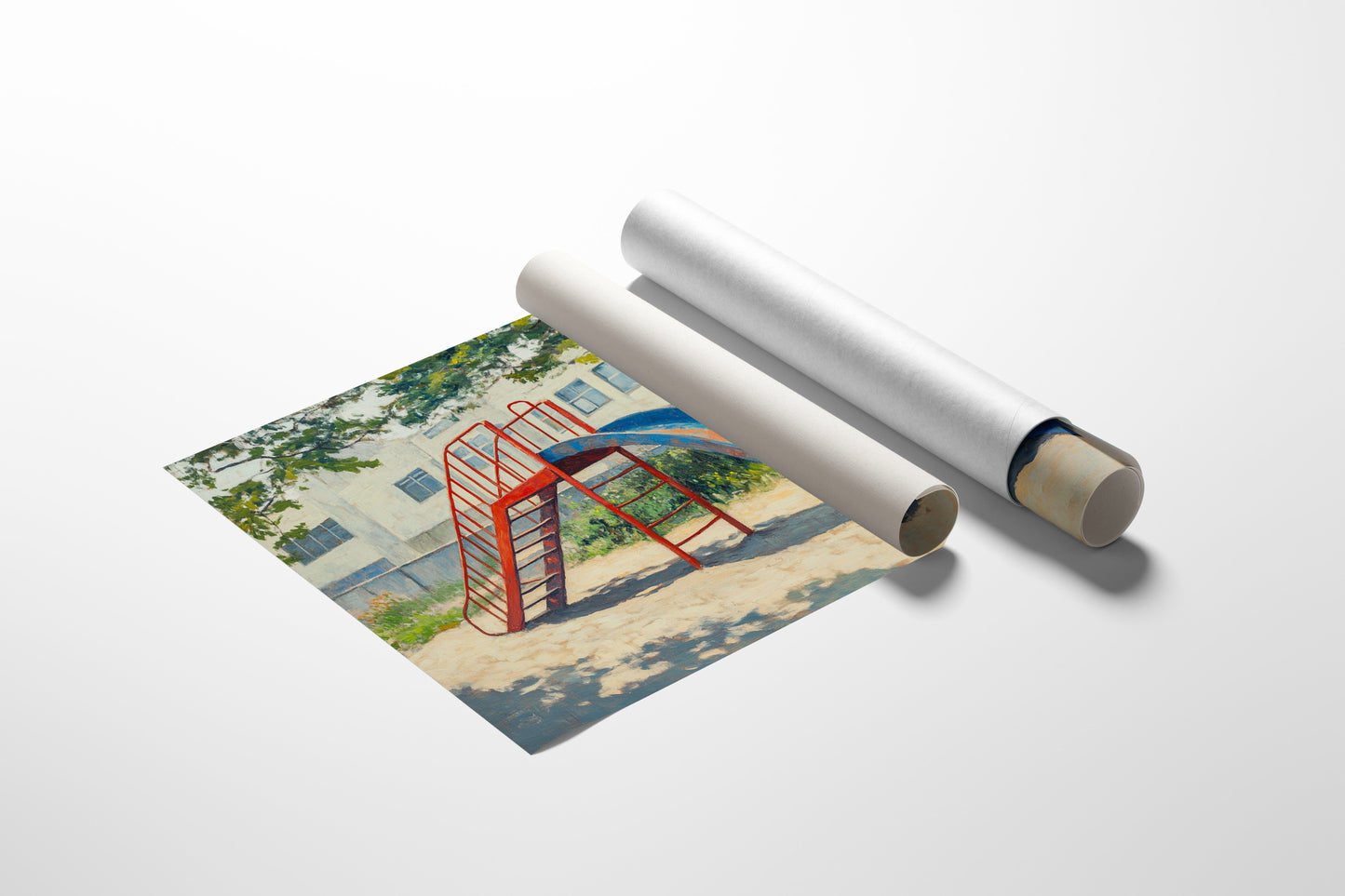 Summer Memories On Metal Slides