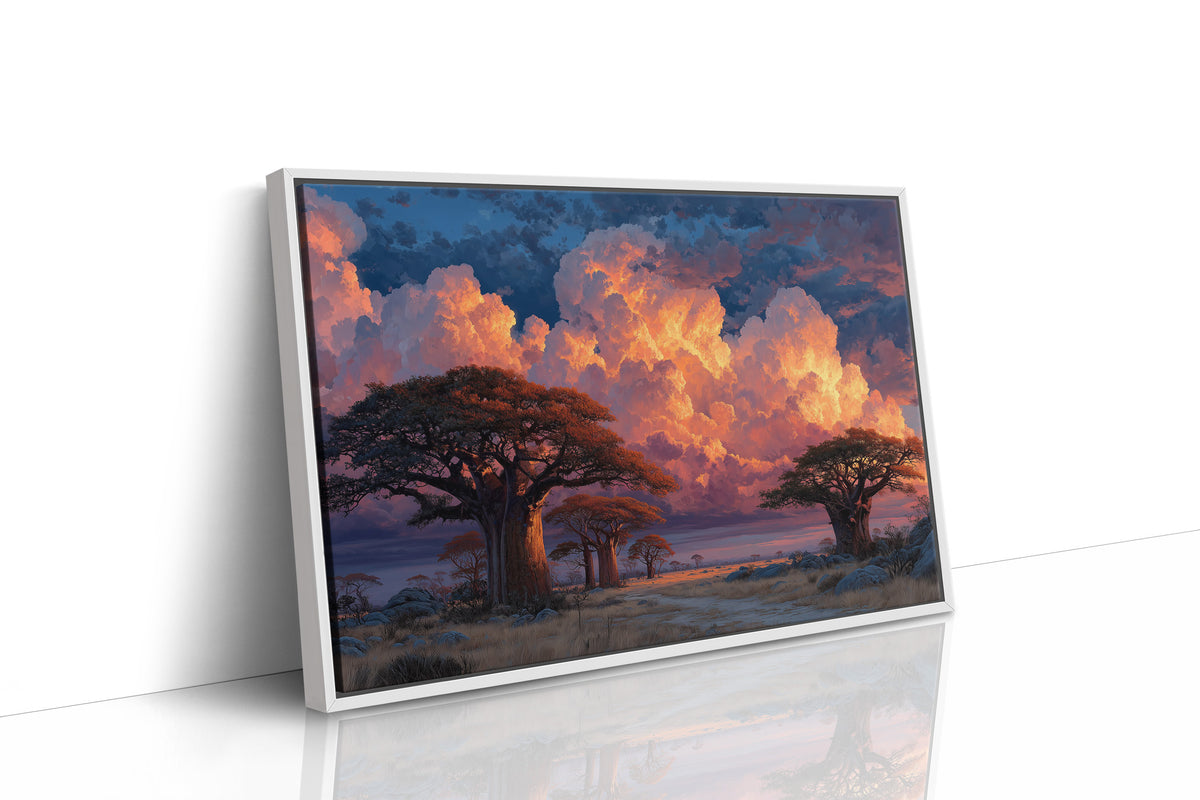 Baobabs Watch the Sky Catch Fire