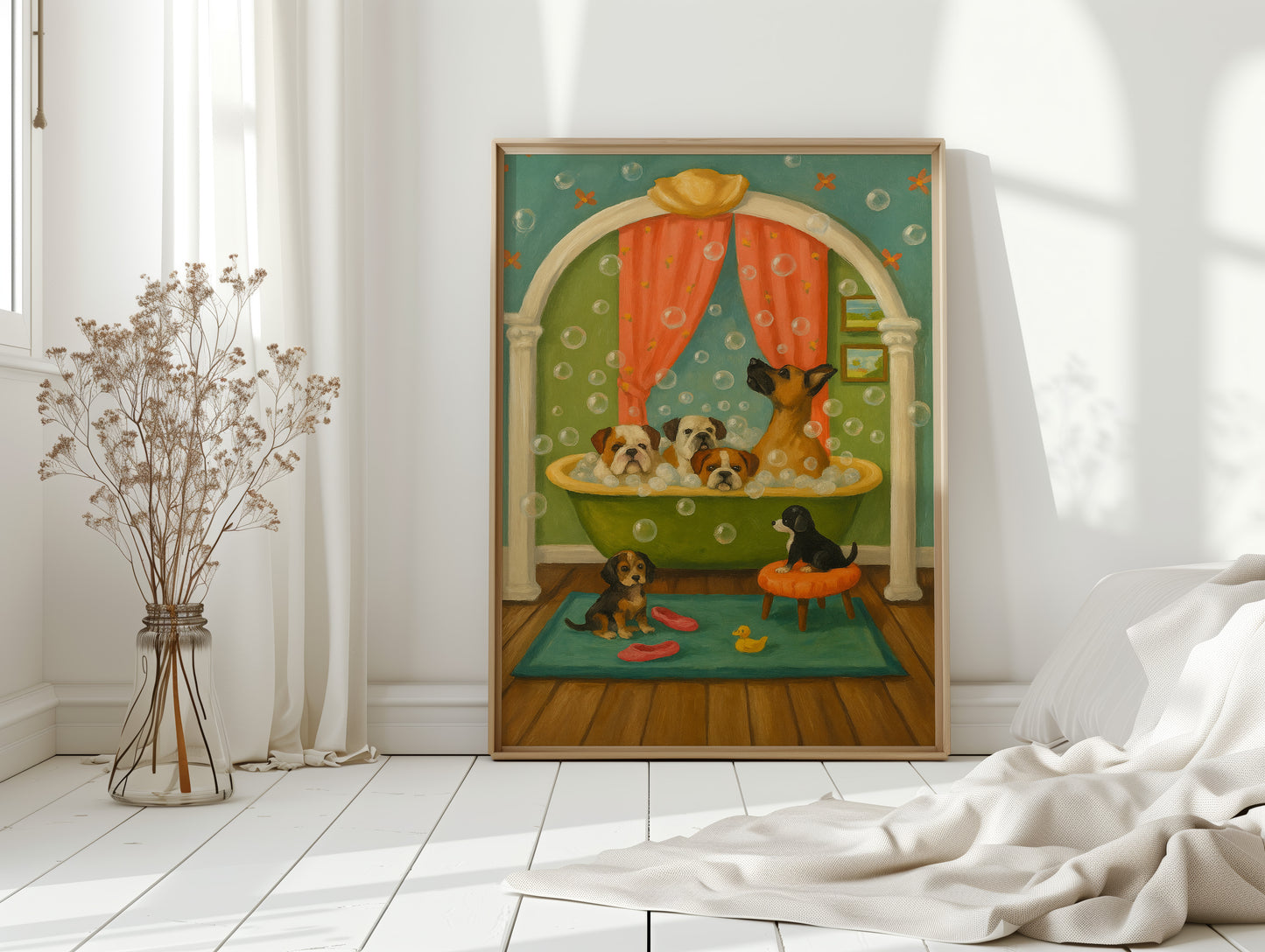 Bathtime for the Bubble Pups