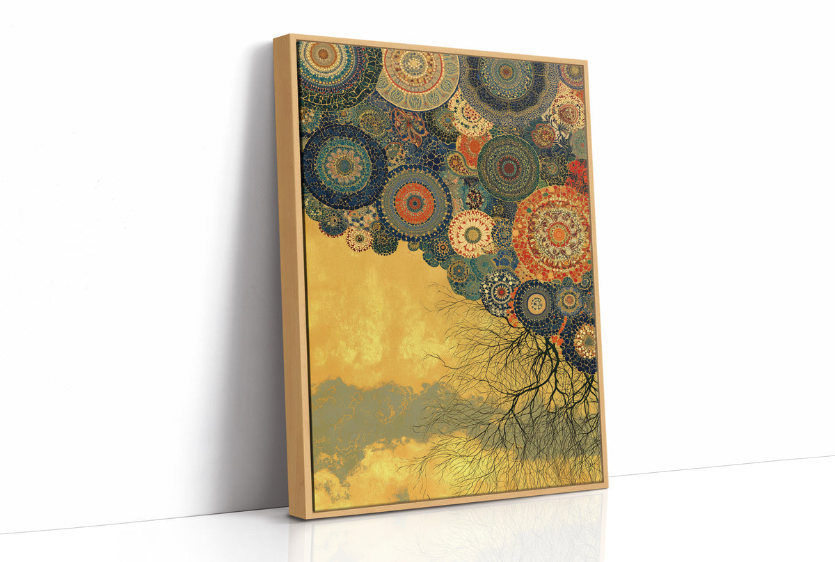 Golden Mosaic Tree of Life