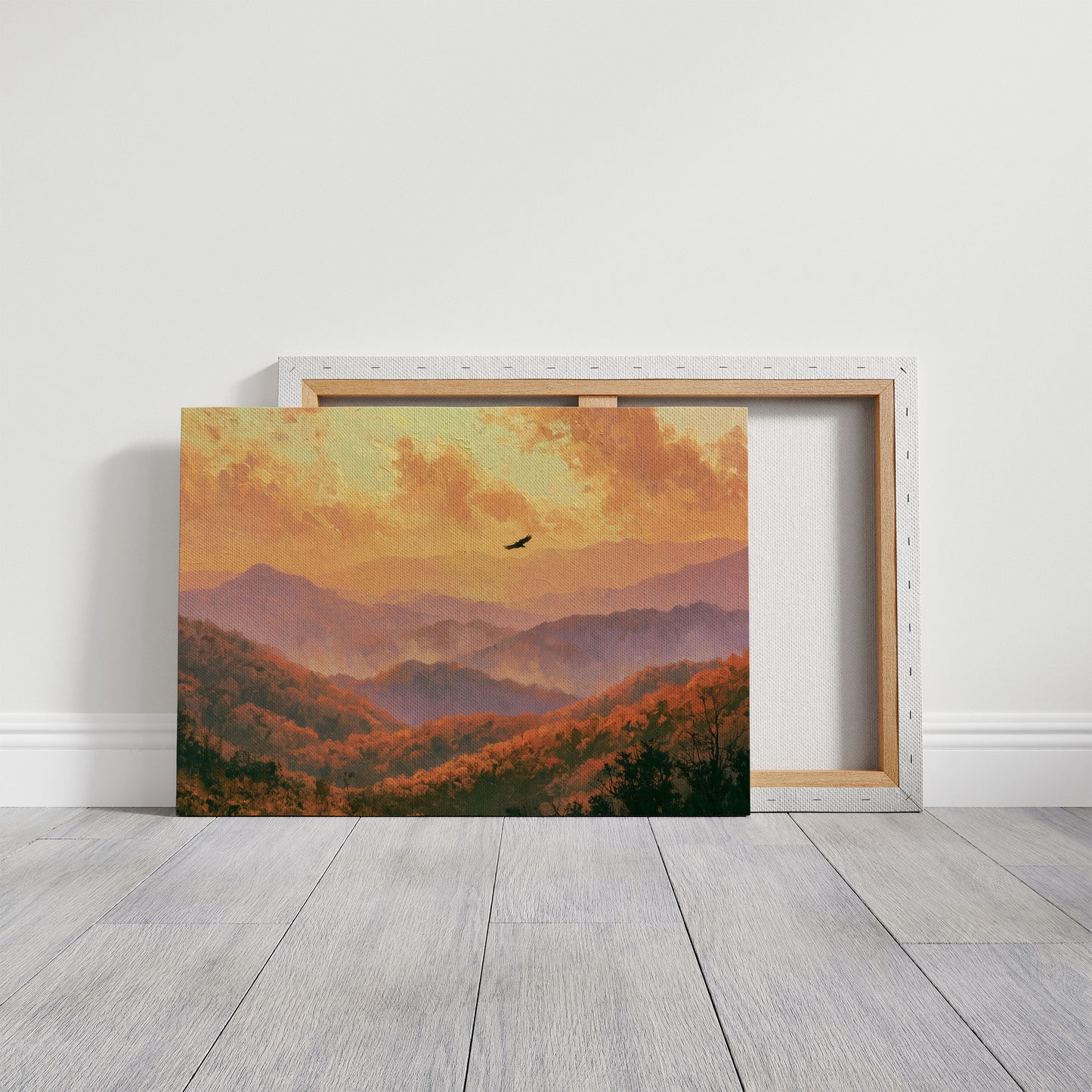 Hawk Over the Amber Ridges