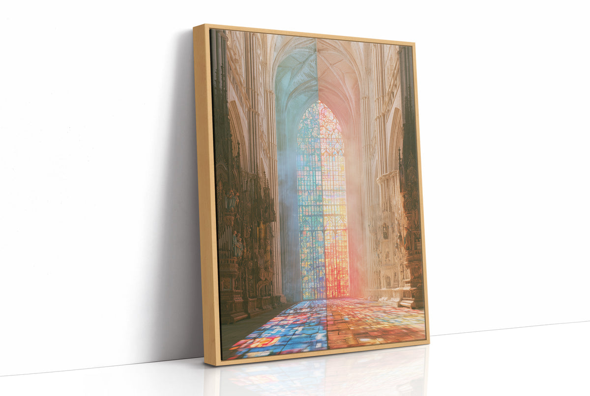 Stained Glass Cathedral Symmetry