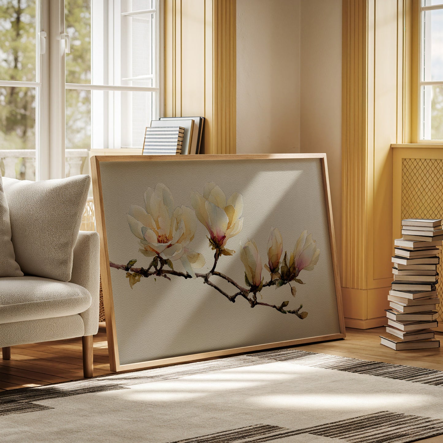 Magnolias Paint Their Morning Song