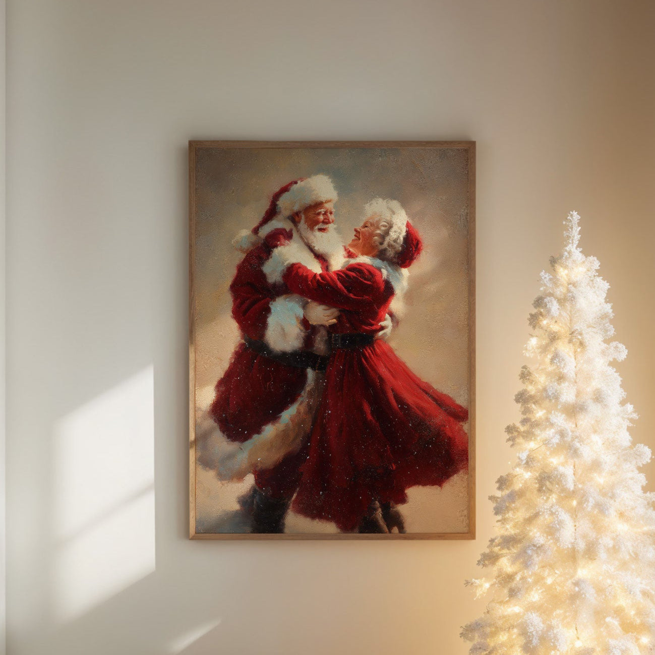 Love's Winter Dance In Crimson