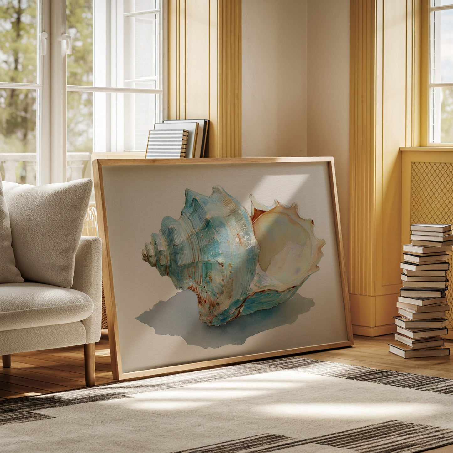 Ocean's Memory In Aqua Light