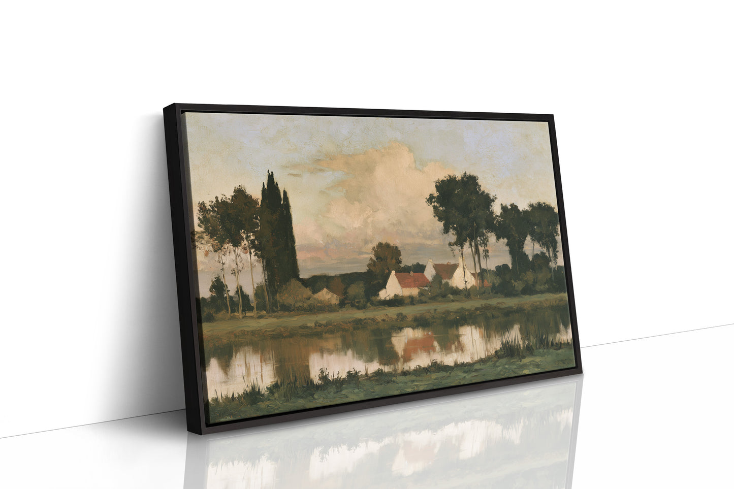 Village By Still Water