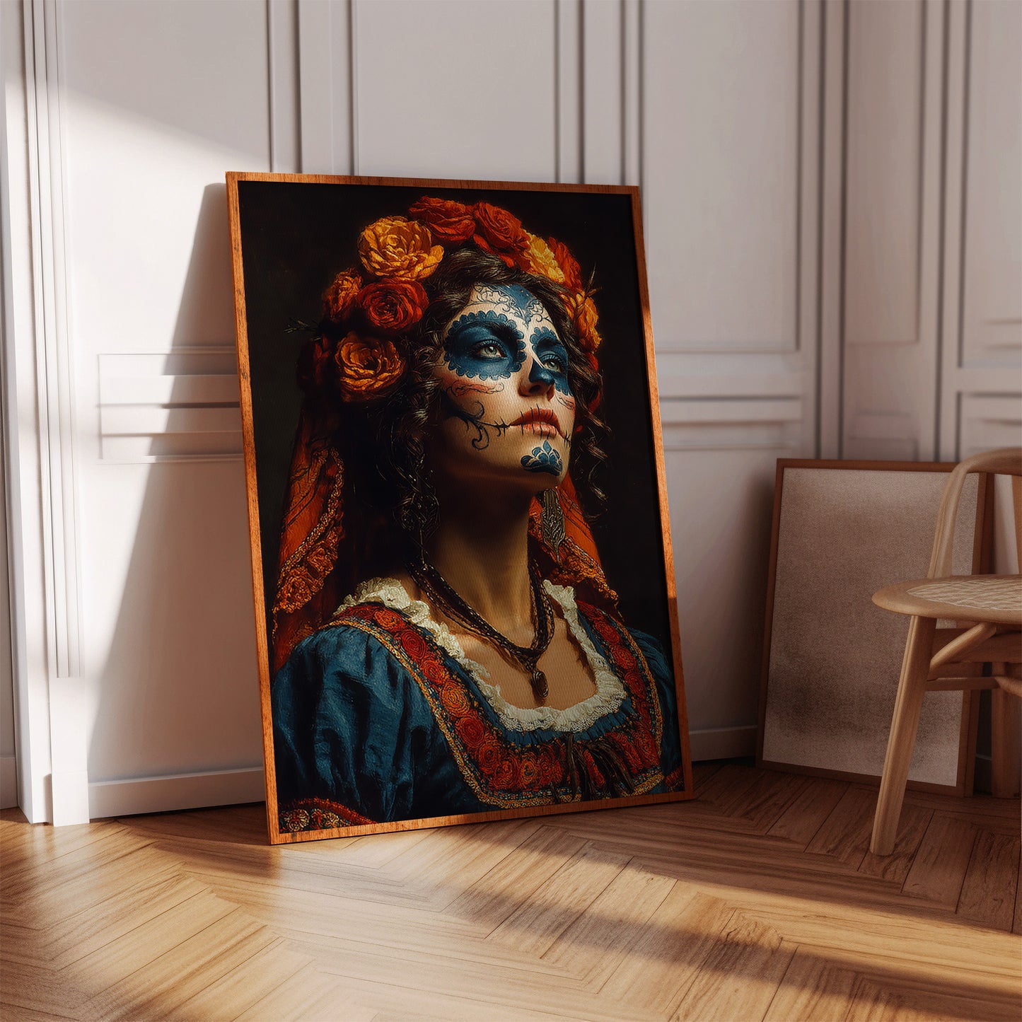 Elegance in Sugar Skull Makeup