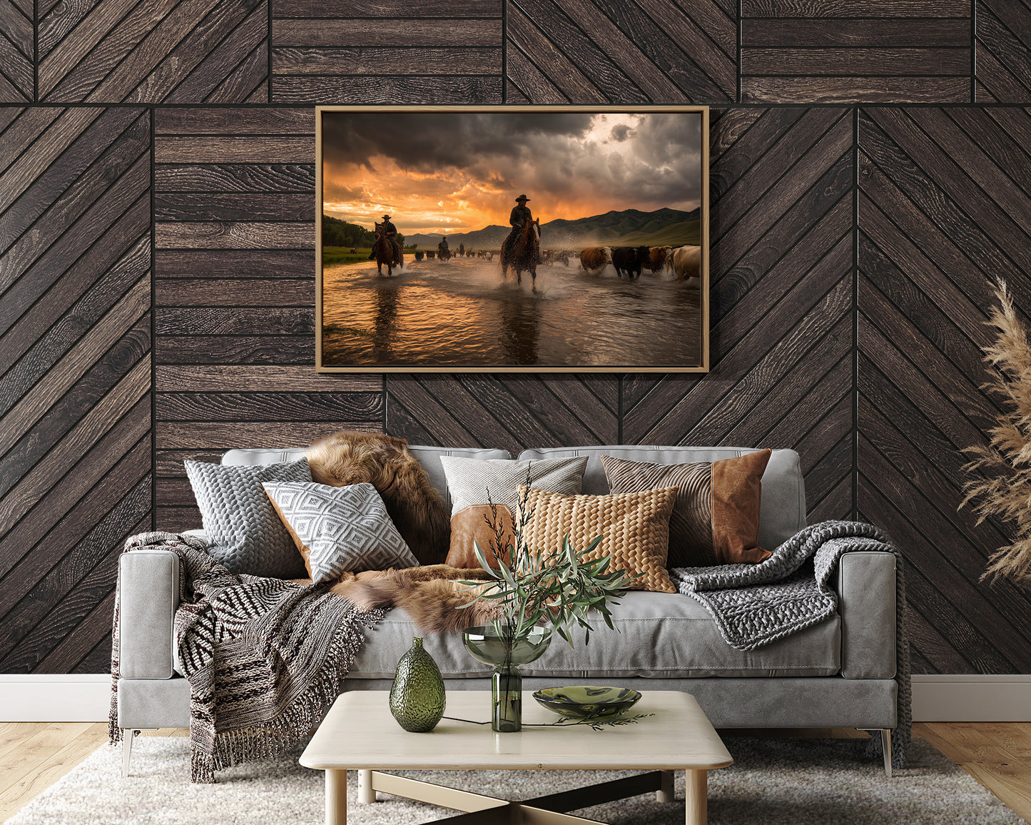 Sunset Waters Guide Cattle Home