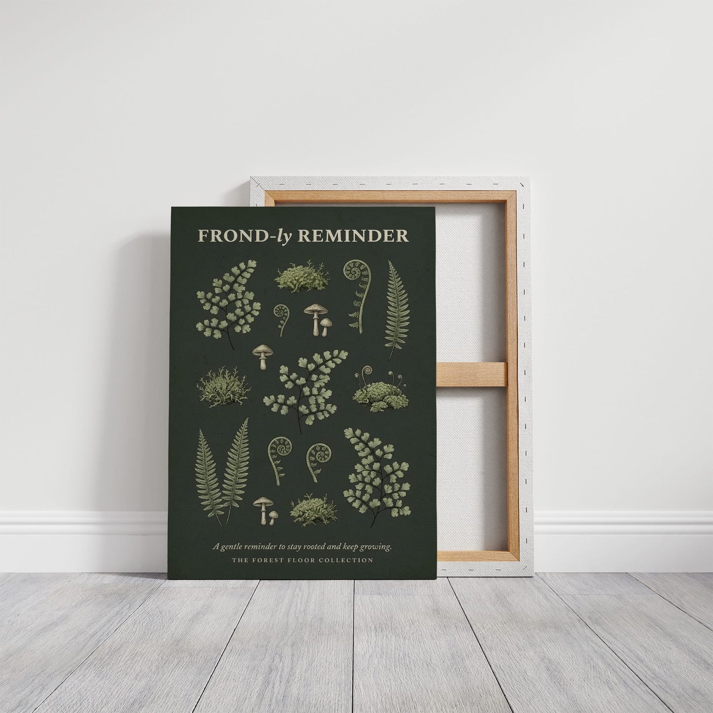 Frond-ly Reminder: Vintage Fern & Moss Chart