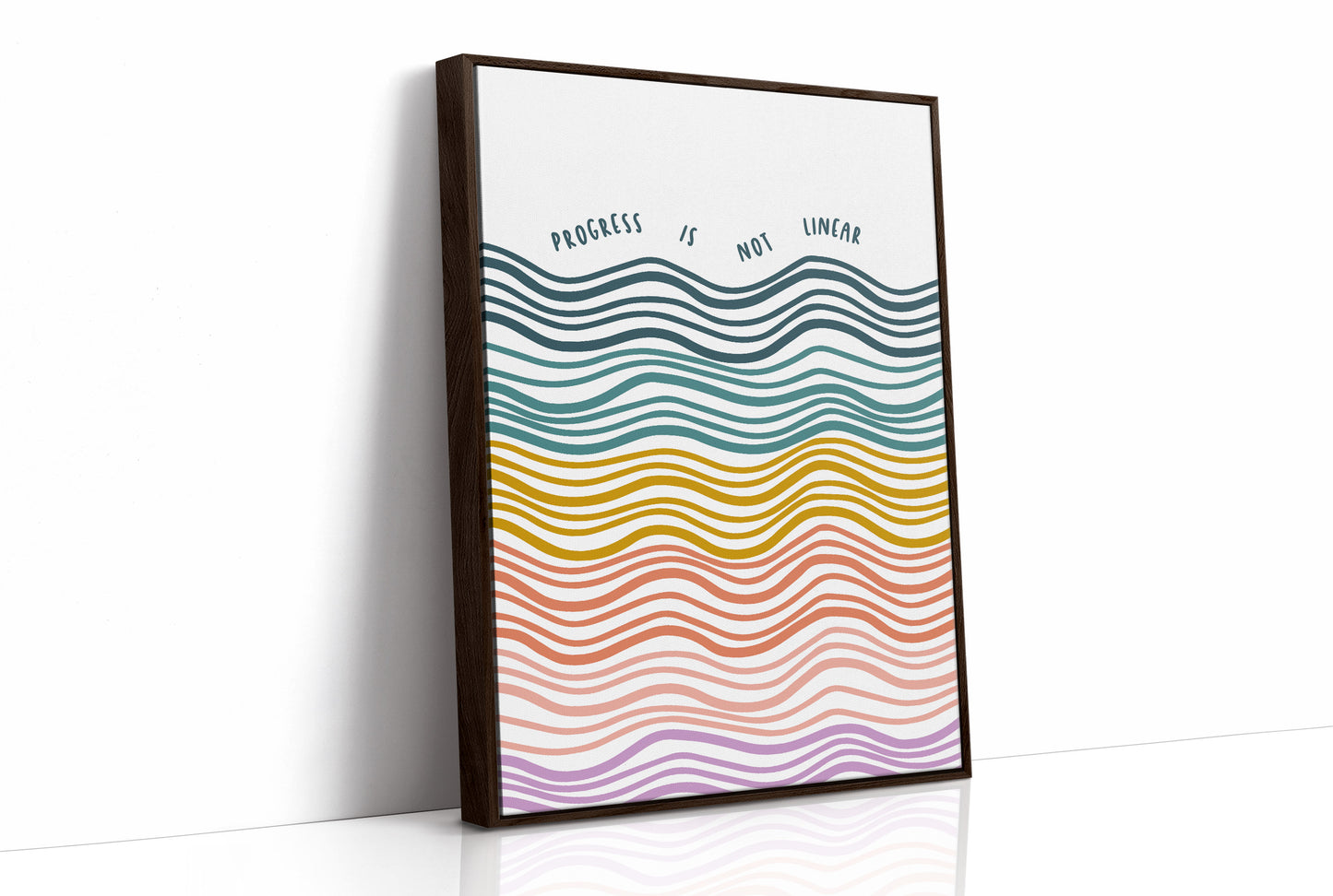 Progress Is Not Linear Retro Waves