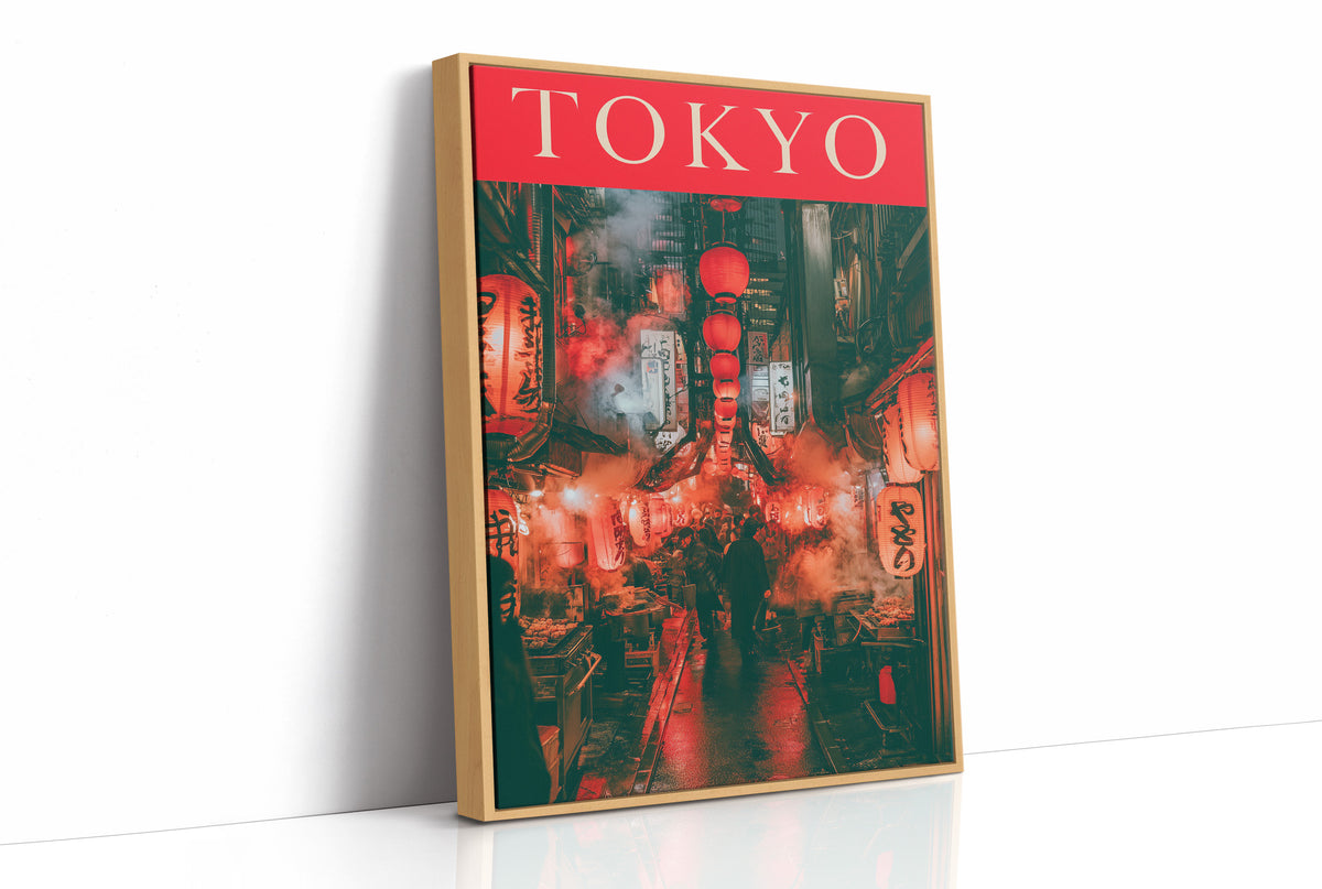 Tokyo Neon Alley Night Market