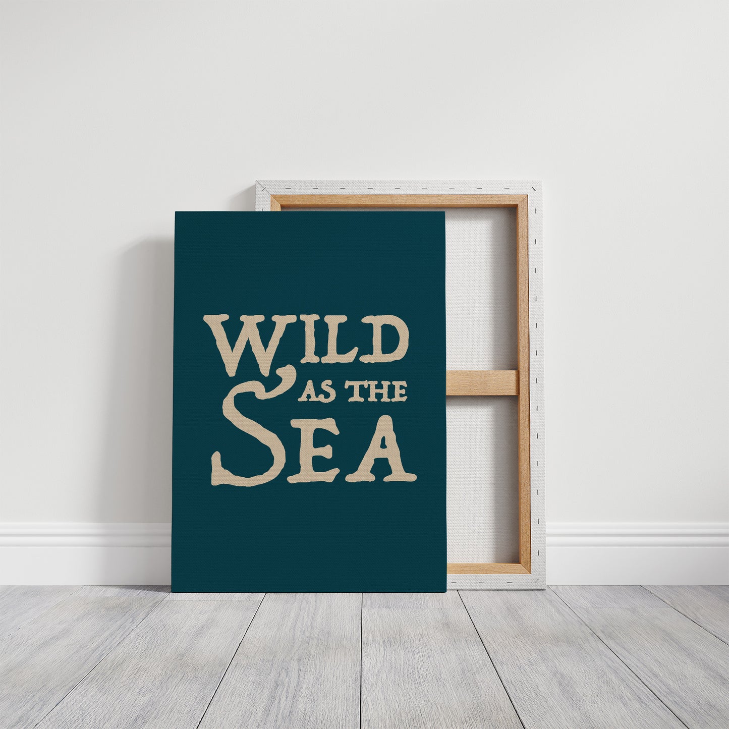 Oceanic Typography: Untamed Waters