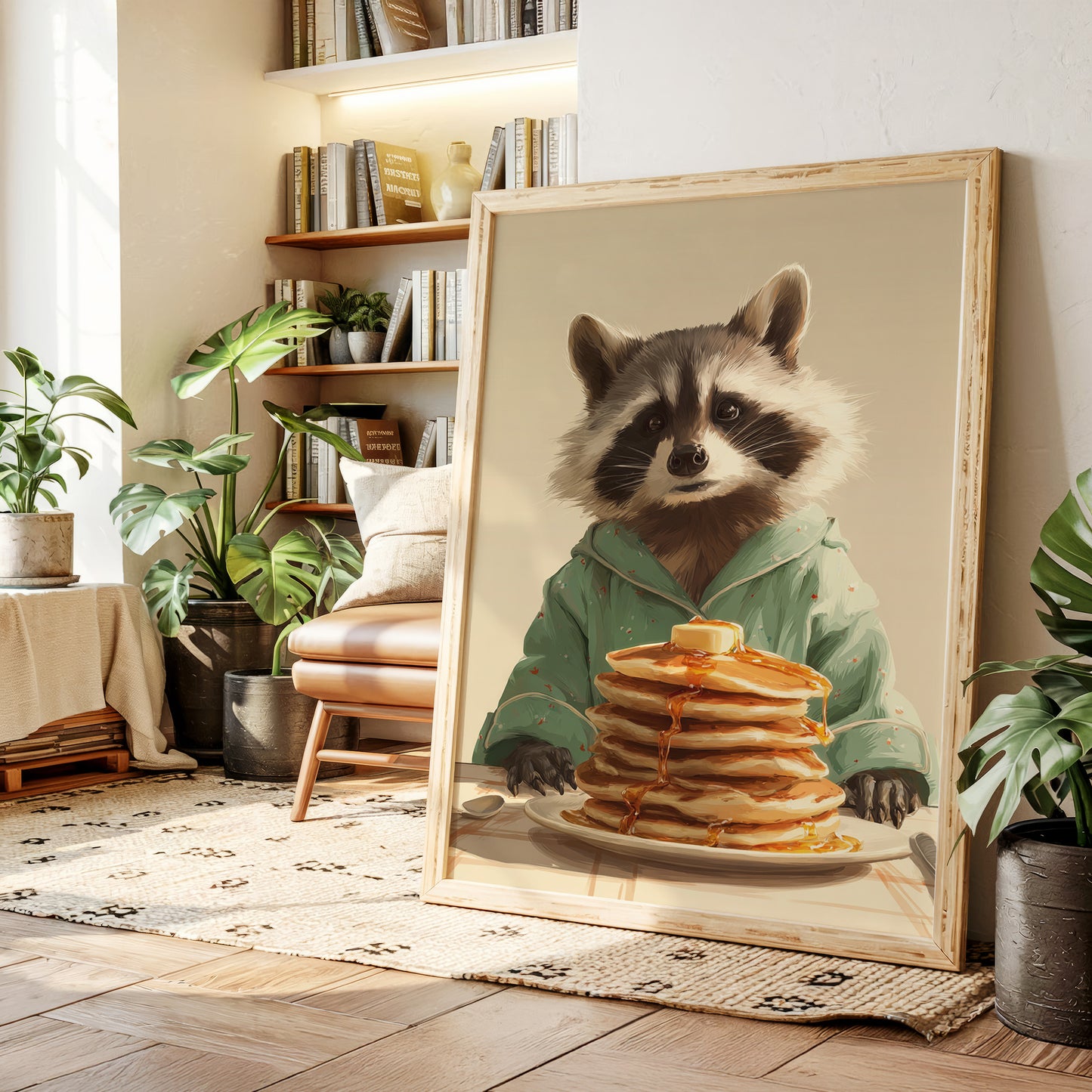Morning Feast with a Furry Friend