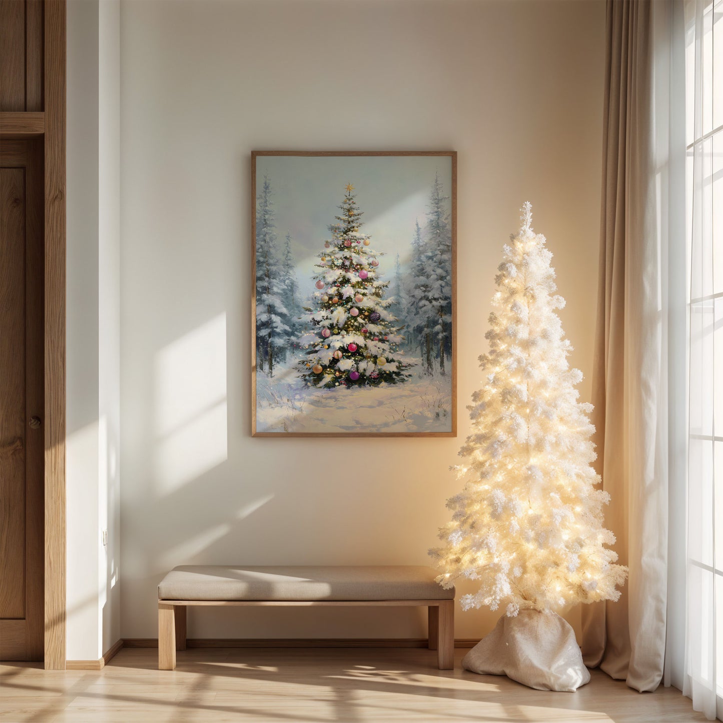 Winter Forest Sparkles With Joy