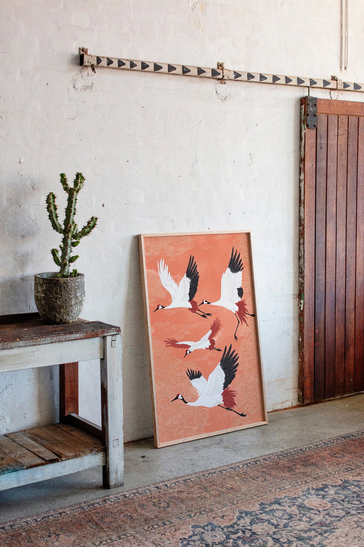 Japanese Crane Wall Art – Elegant Traditional-Inspired Print