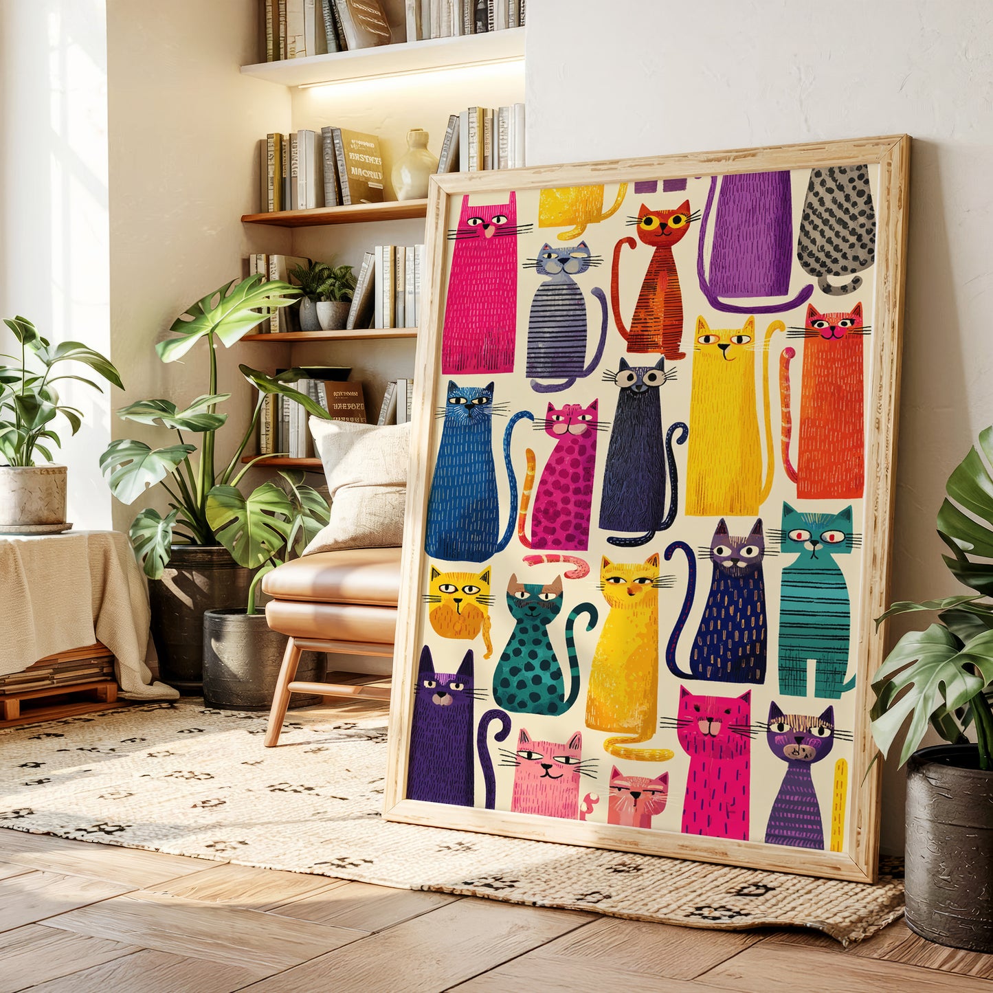 Feline Fiesta in Color