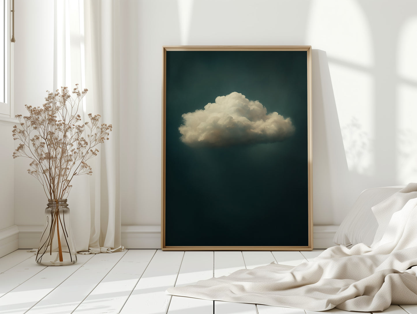 Solitary Cloud in Still Air