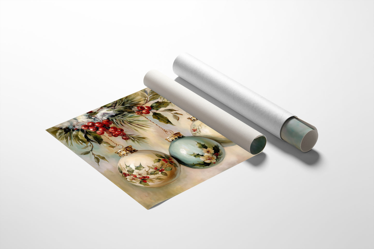 Vintage Ornaments Paint December's Story