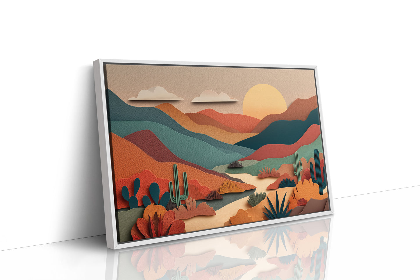 The Desert Folds at Dusk