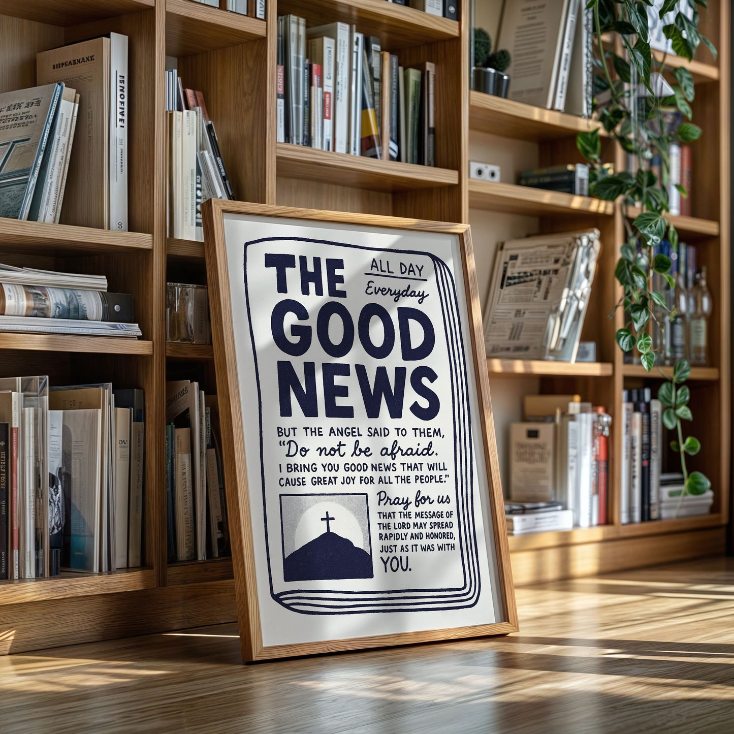 The Good News Everyday Scripture Print