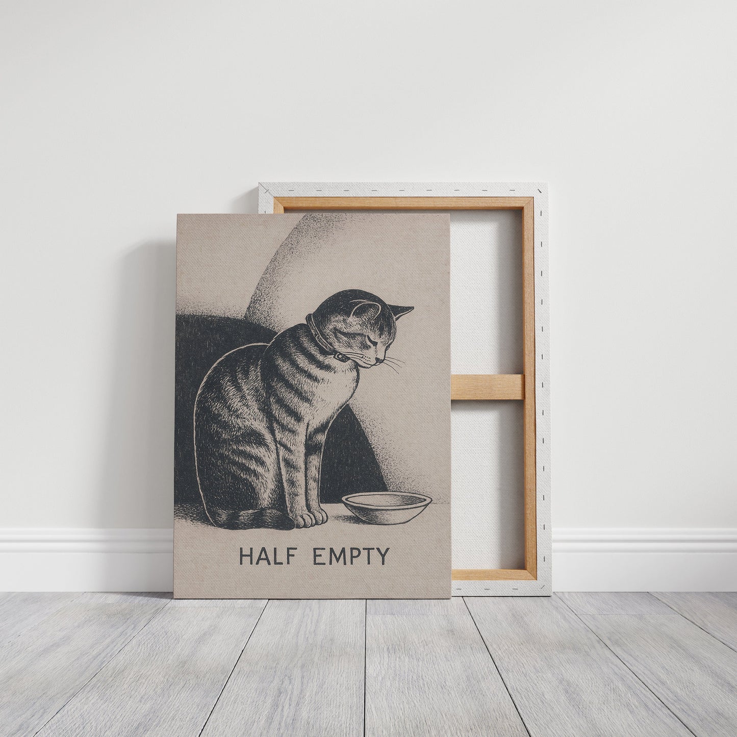 Half Empty Cat