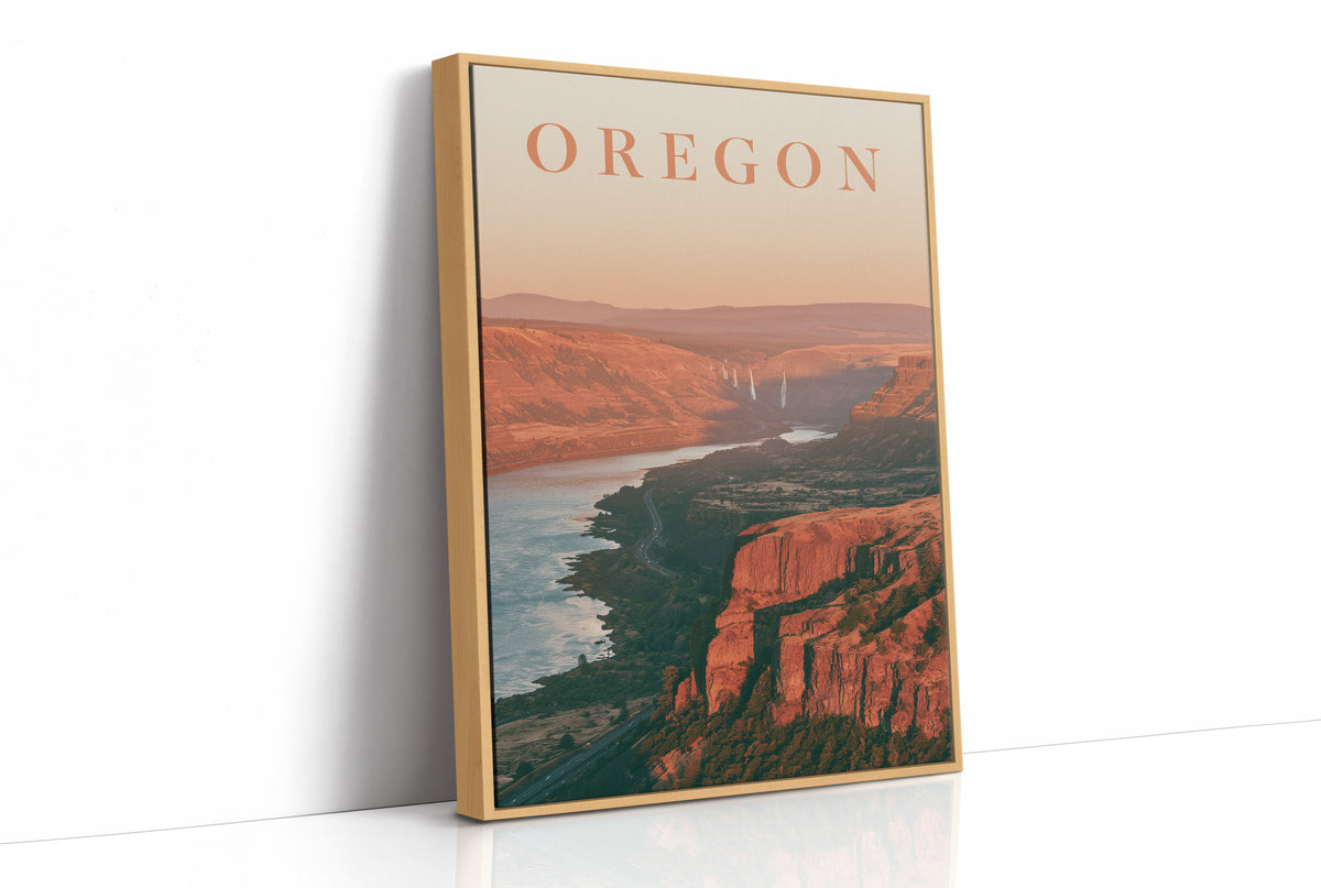 Columbia Gorge Waterfall Vista