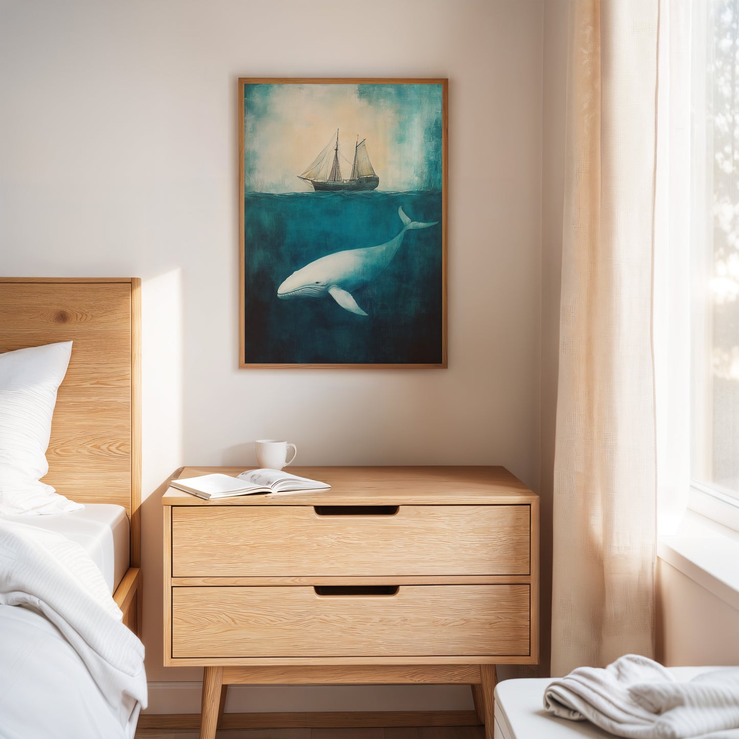 Deep Blue Silence and the Whale