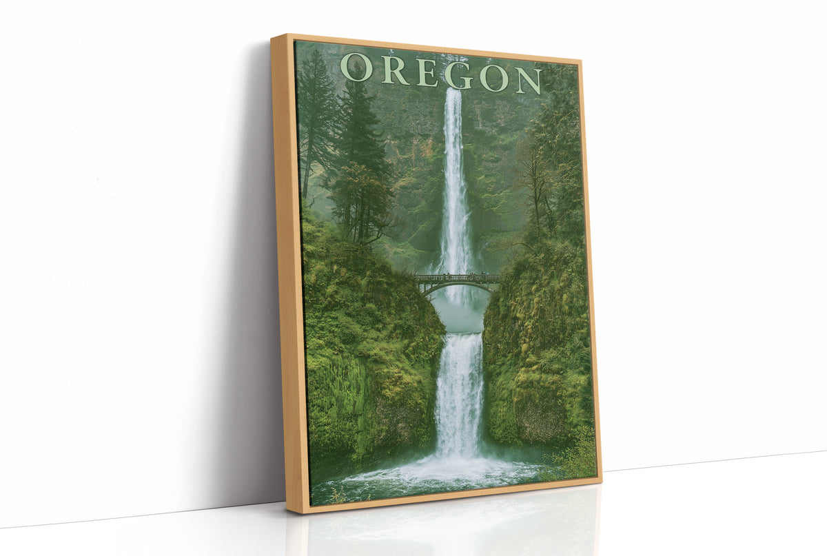 Multnomah Falls Forest Bridge