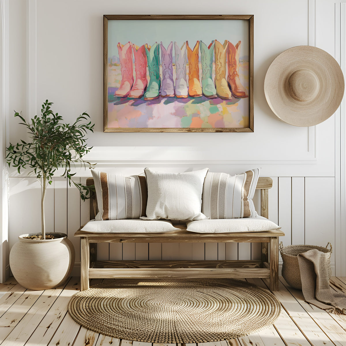 A Line of Colorful Journeys