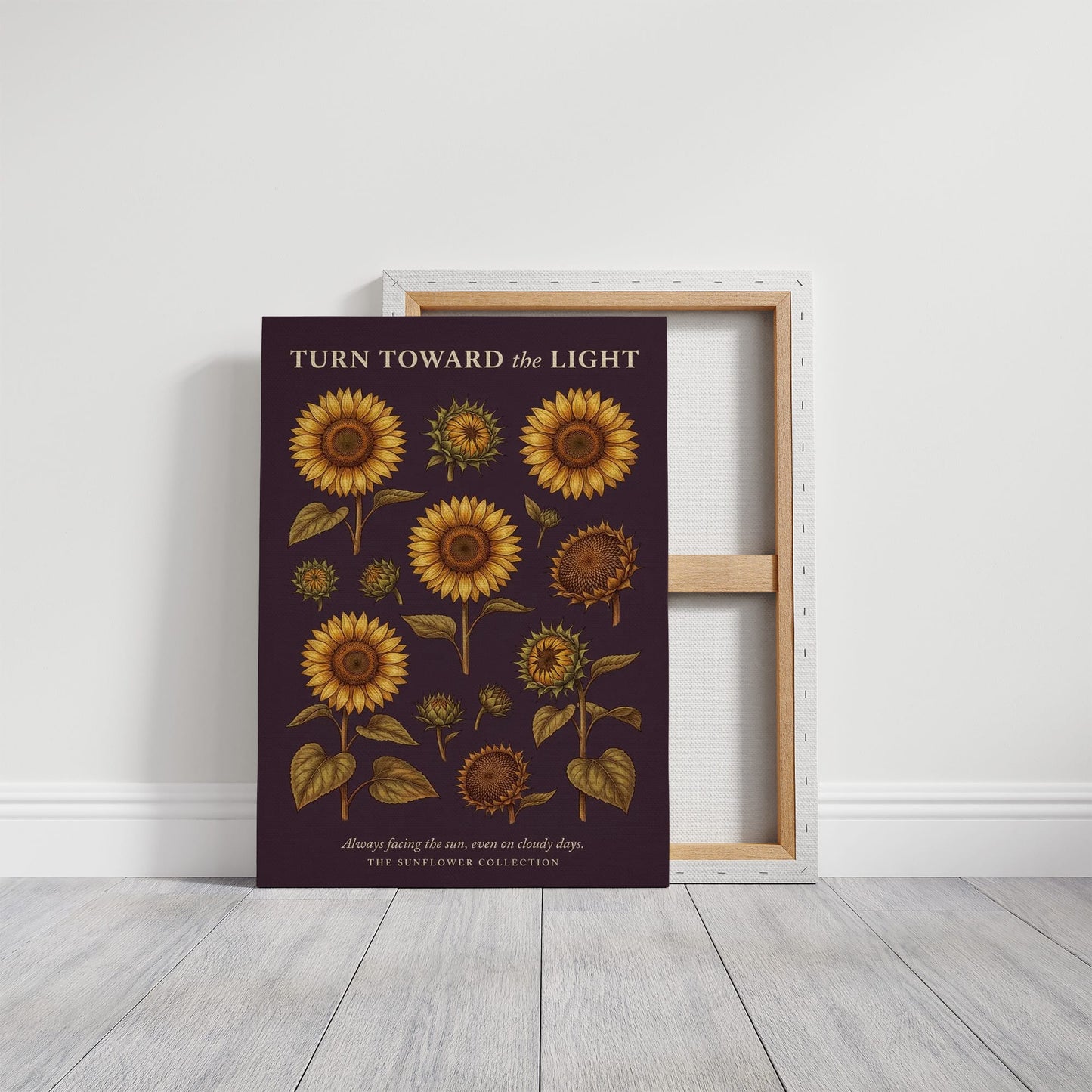 Turn Toward the Light: Vintage Sunflower Chart