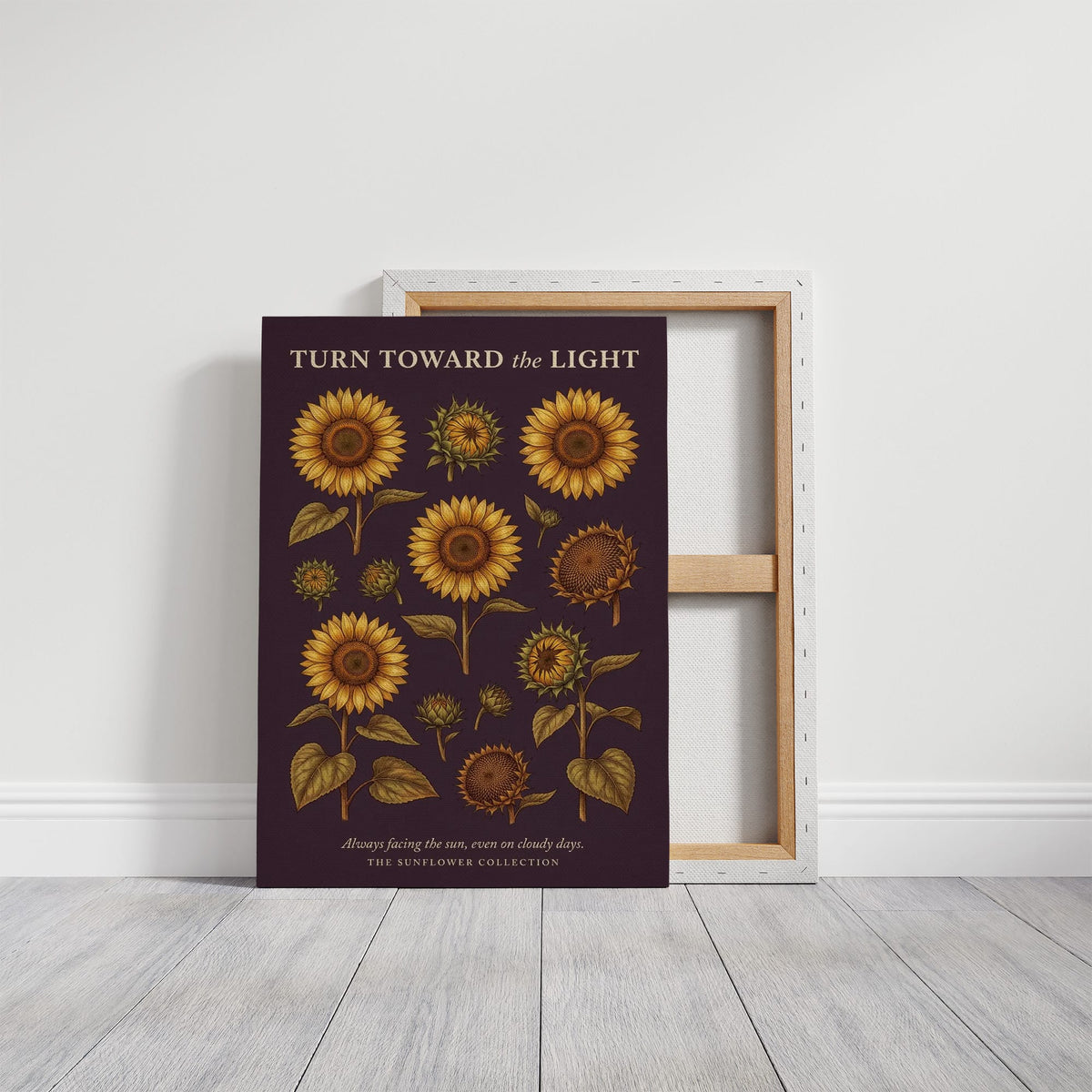 Turn Toward the Light: Vintage Sunflower Chart