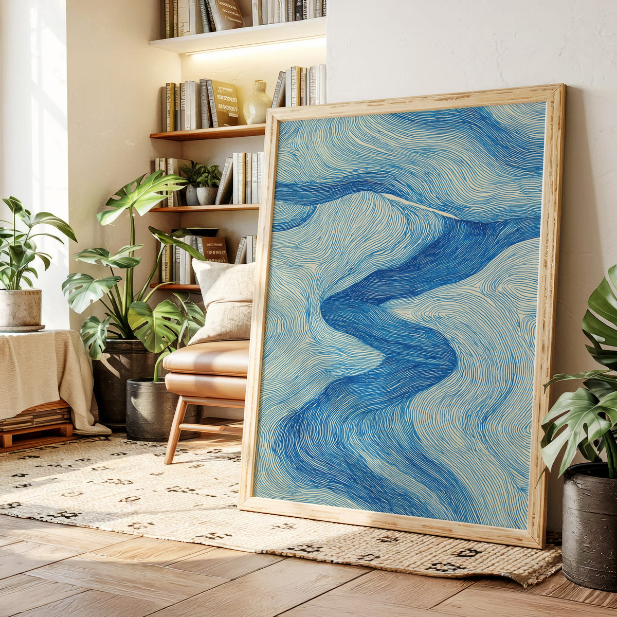 Currents of Blue and White