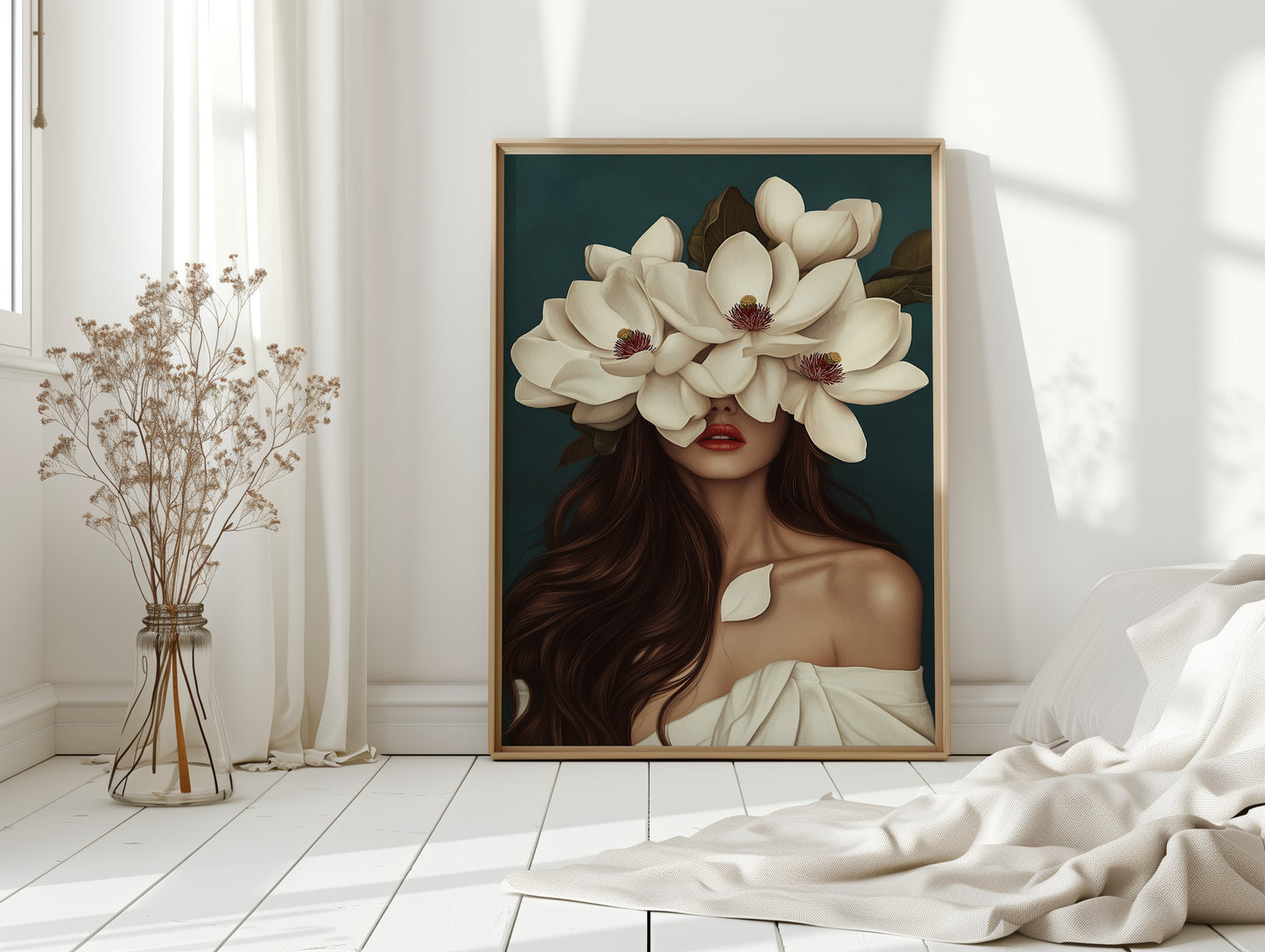 Crowned in Crimson Magnolia